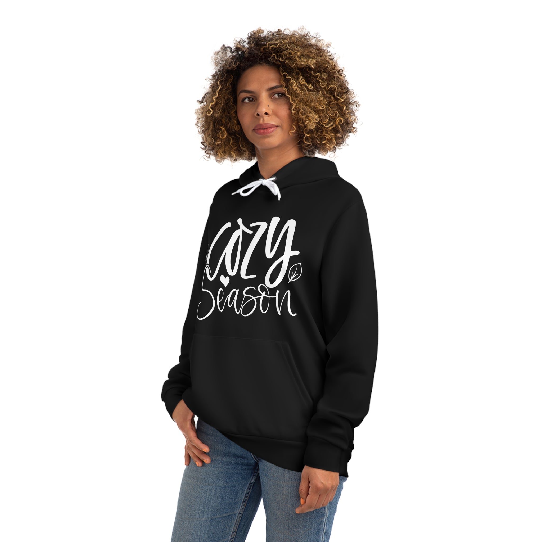 Black Cozy Season Hoodie