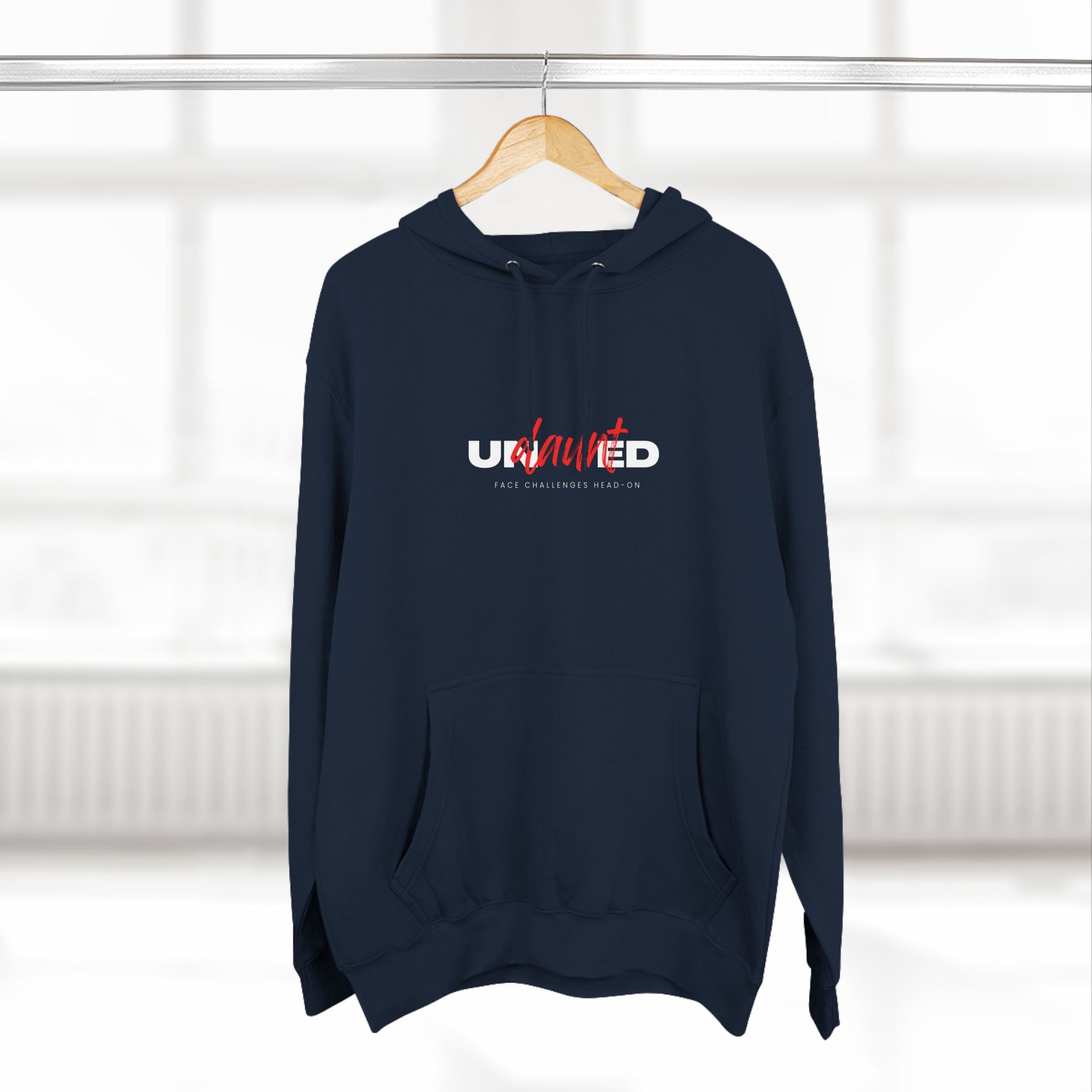 Undaunted- Inspirational Hooded Sweatshirt