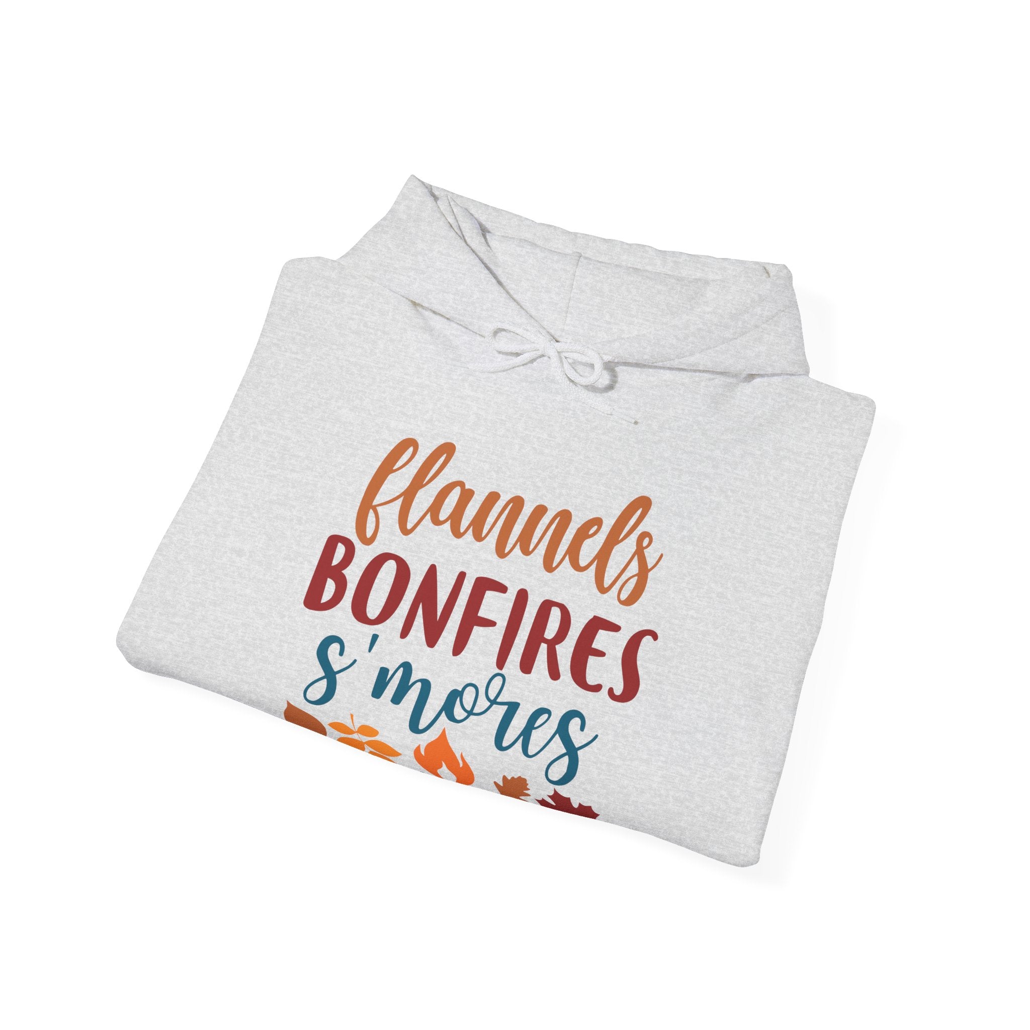 Flannel, Bonfire & S'more Hooded Sweatshirt