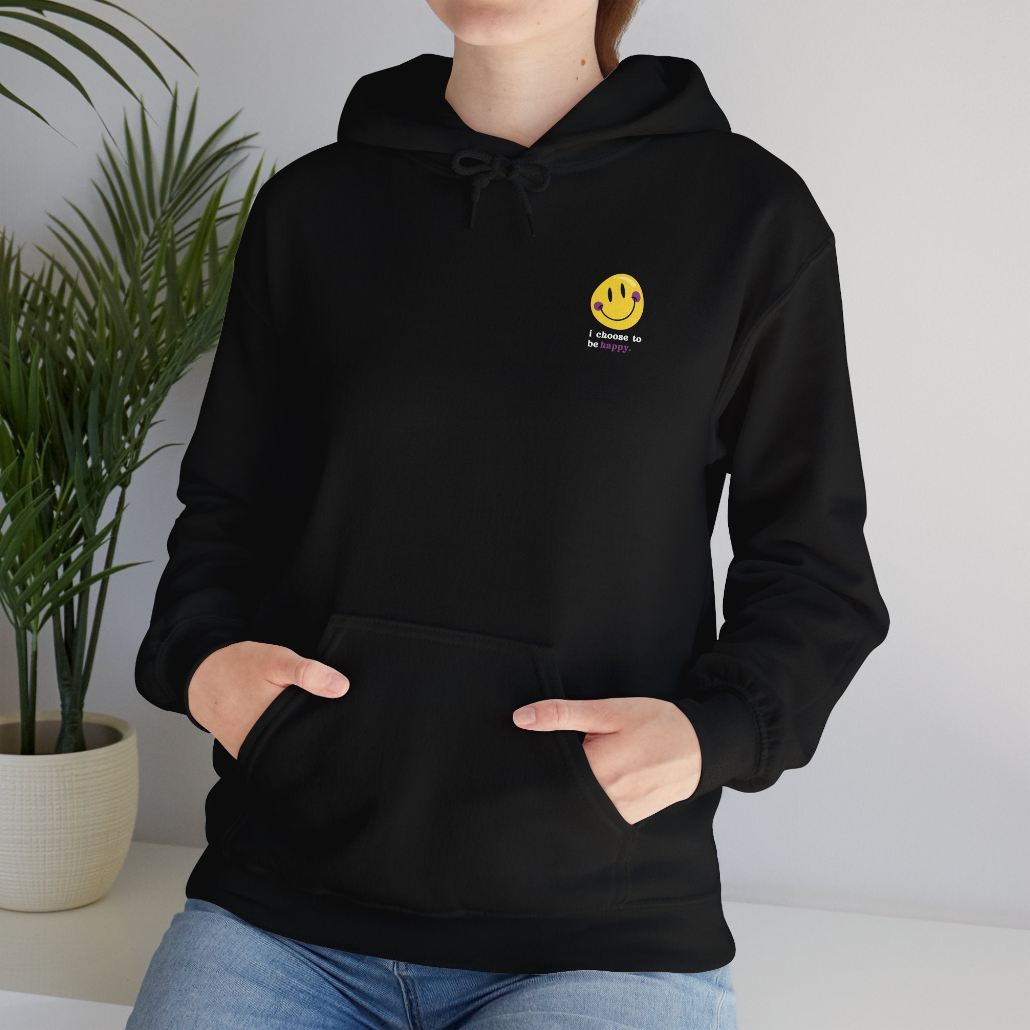 Happy Face Hooded Sweatshirt
