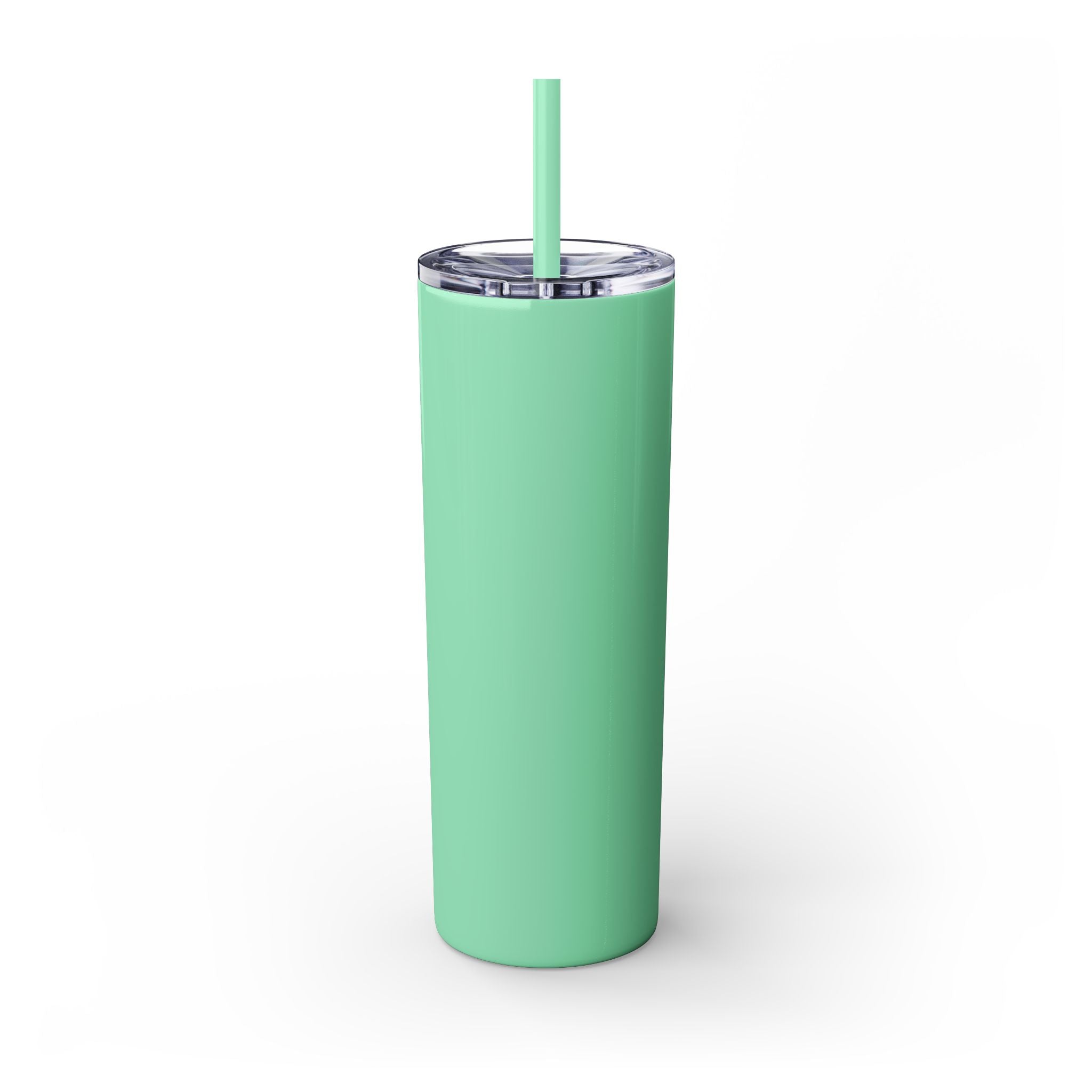Give Thanks... Skinny Insulated Tumbler with Straw 20oz