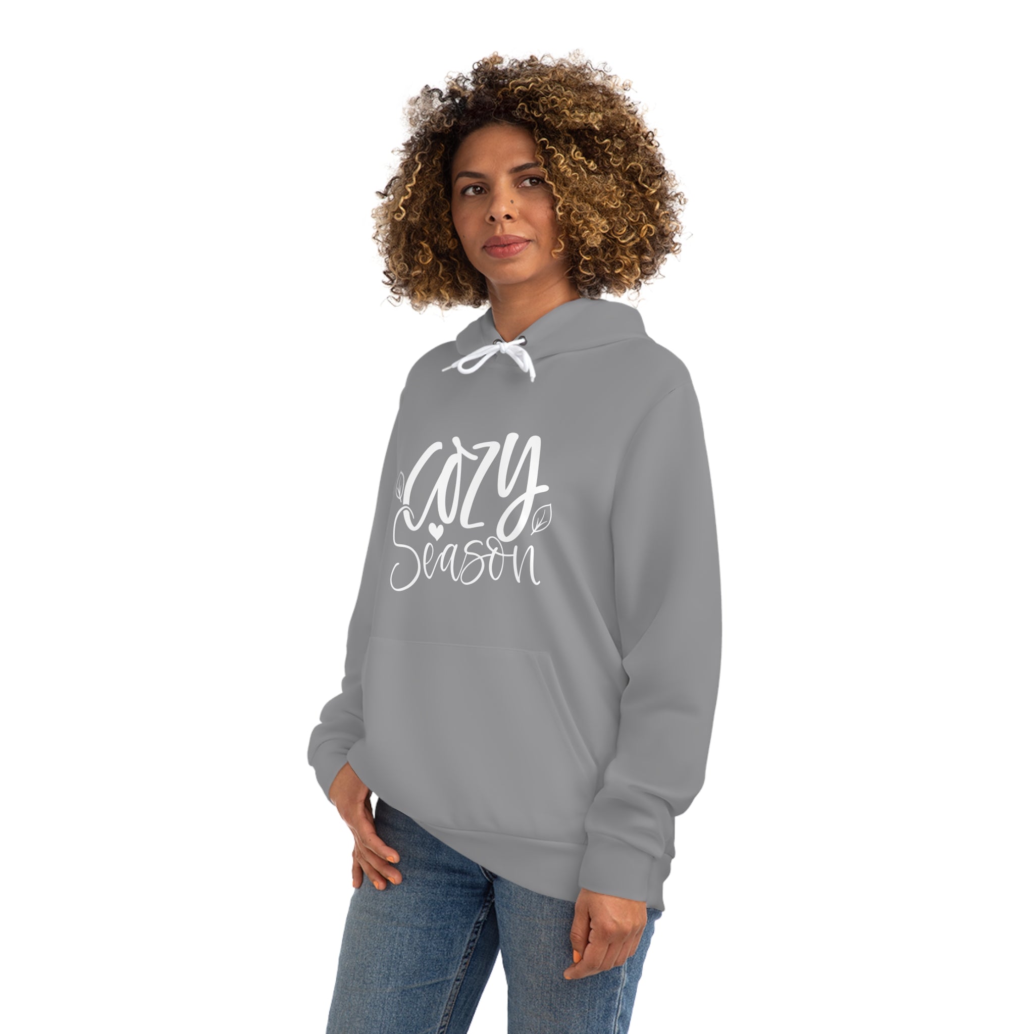 Grey Cozy Season Fashion Hoodie