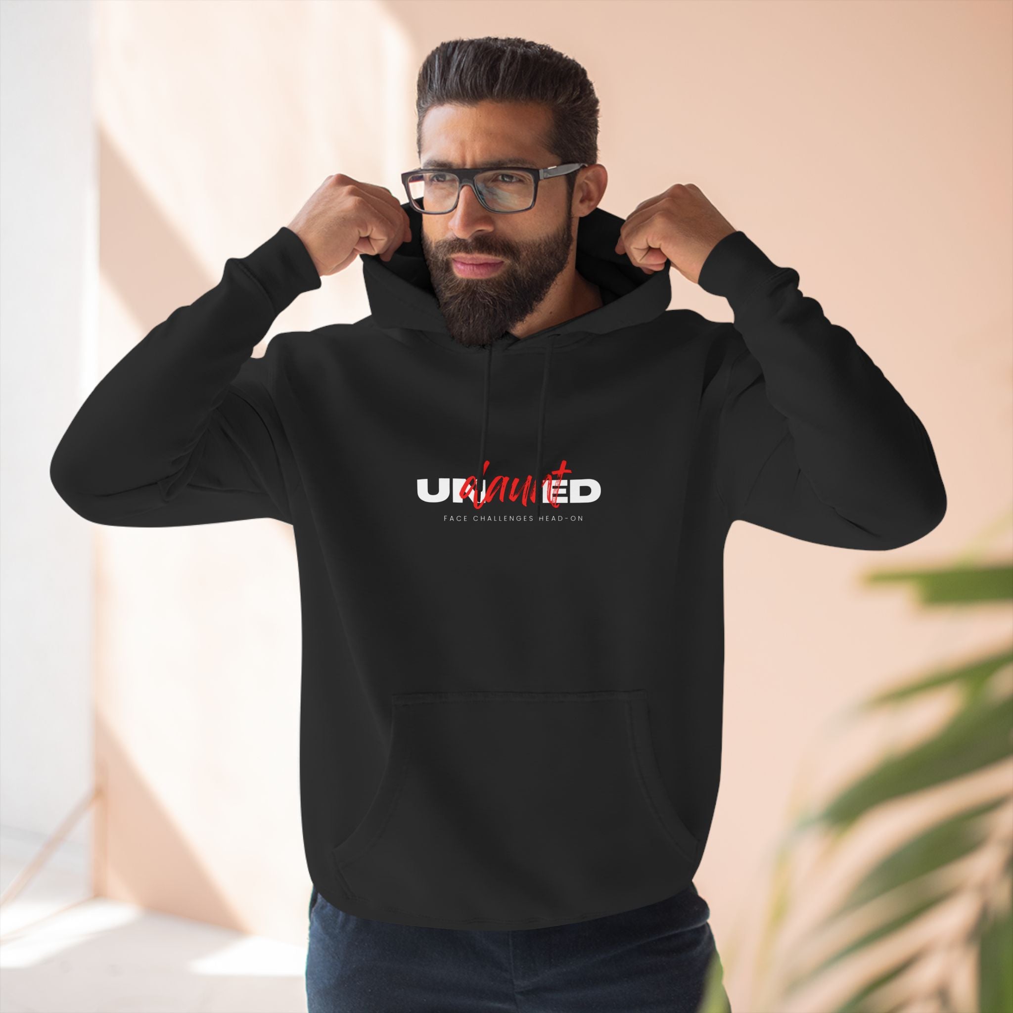 Undaunted- Inspirational Hooded Sweatshirt