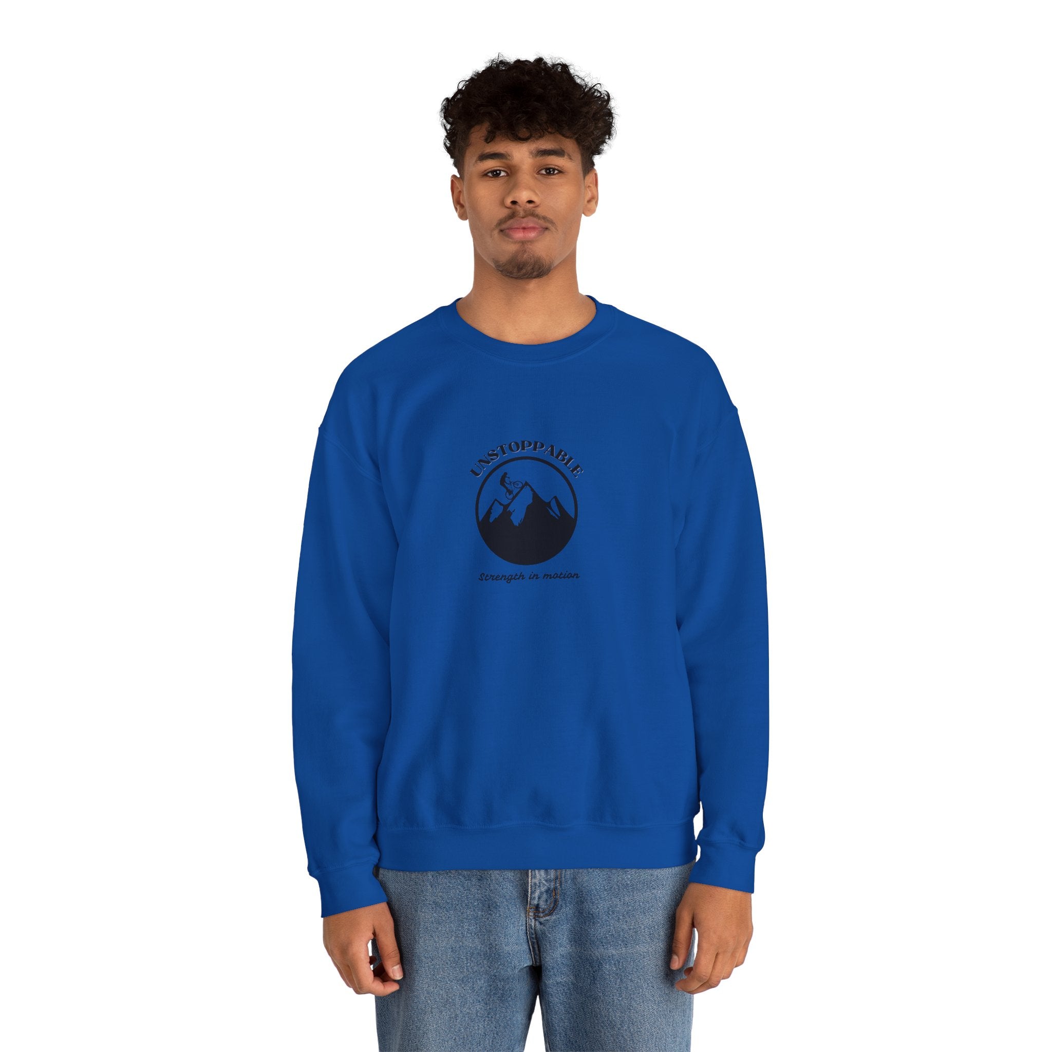 Unstoppable Mountain Graphic Crewneck Sweatshirt