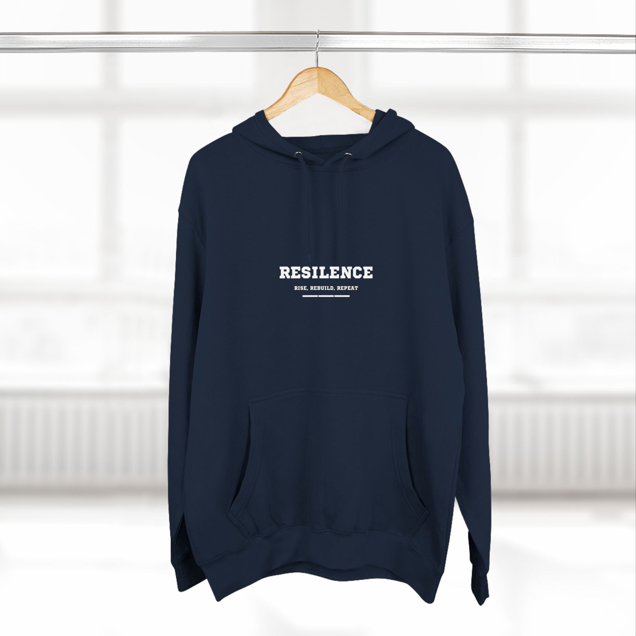 Resilence Three-Panel Fleece Hoodie