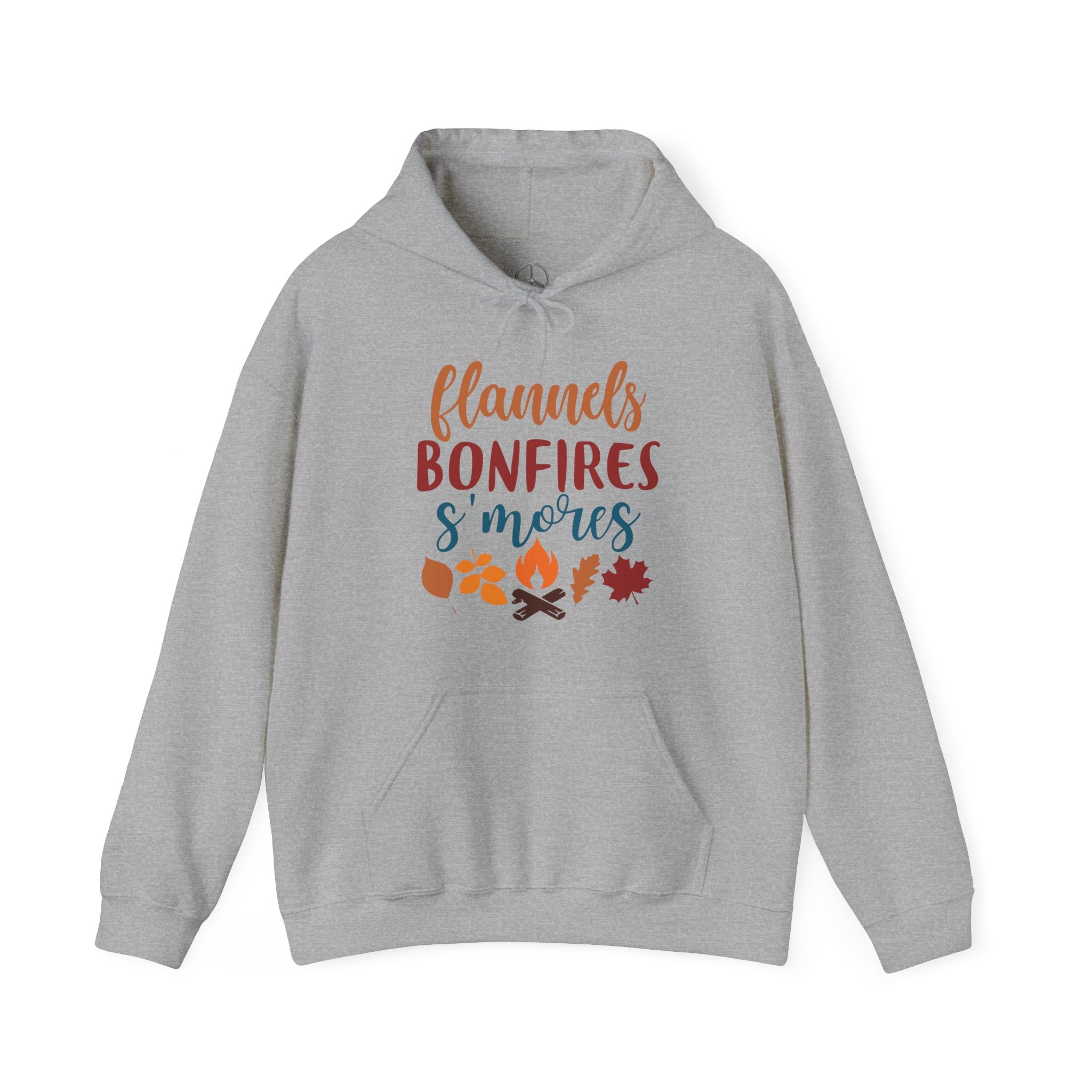 Flannel, Bonfire & S'more Hooded Sweatshirt
