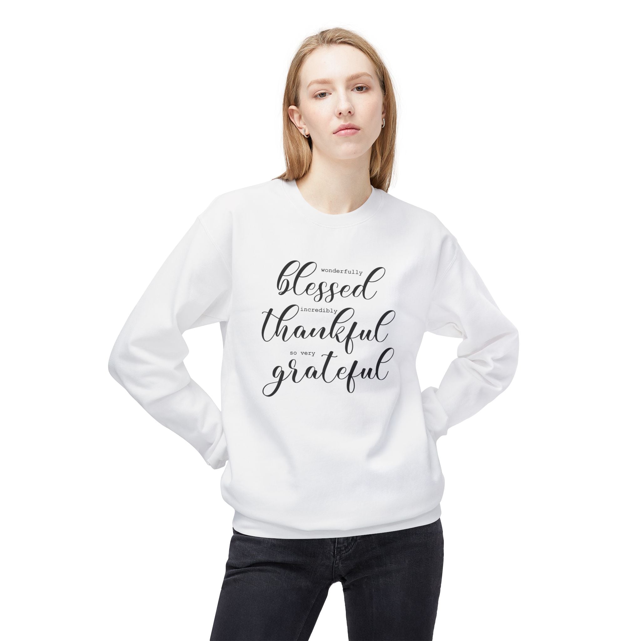 Blessed & Grateful Crewneck Sweatshirt