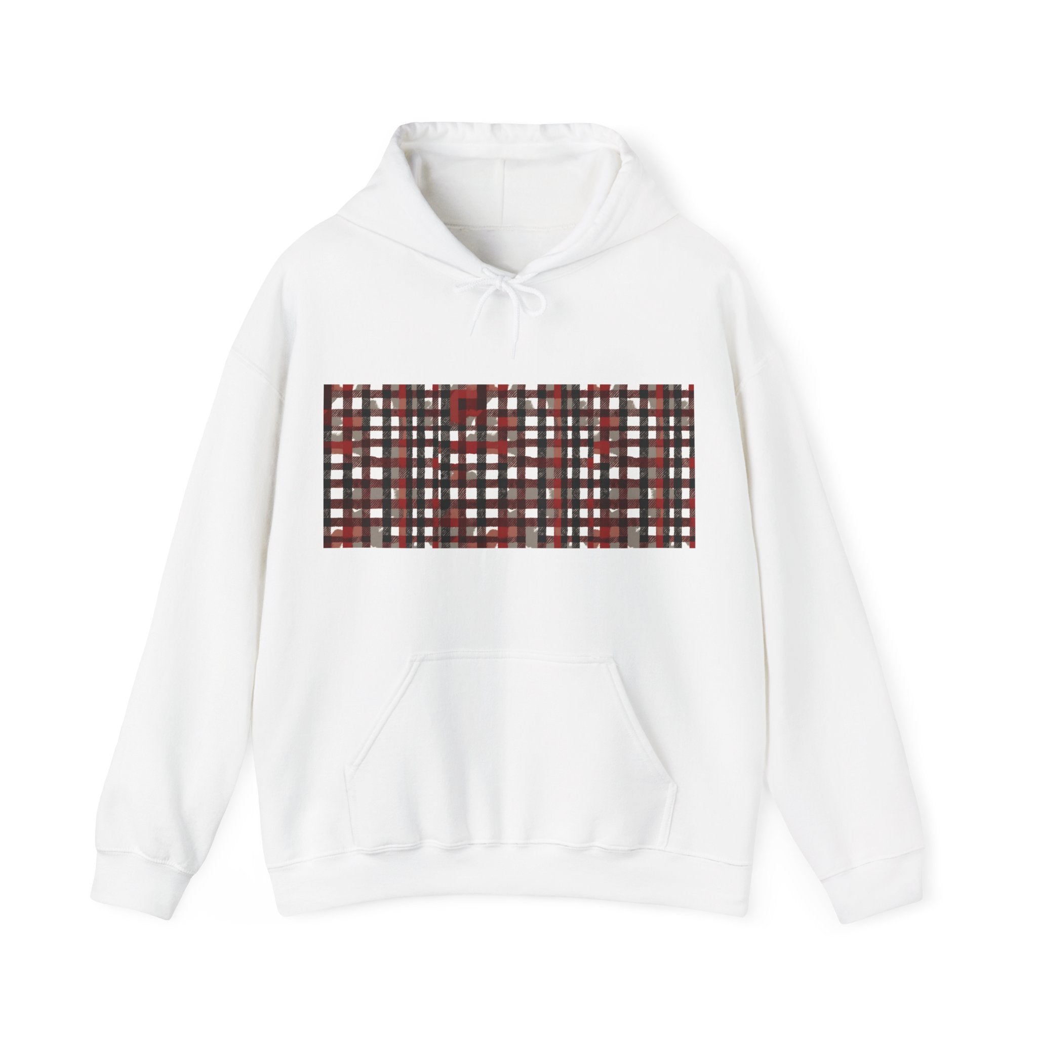 Cozy Plaid Hoodie - Stylish Heavy Blend™ Sweatshirt for All Occasions