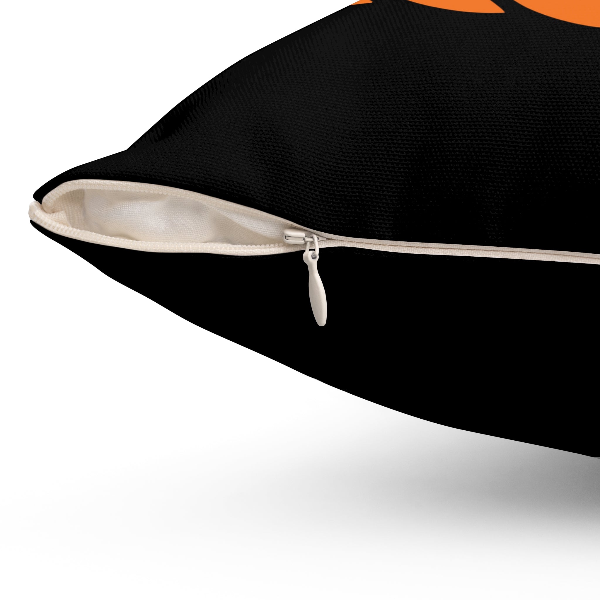 Orange Pumpkin Square Pillow