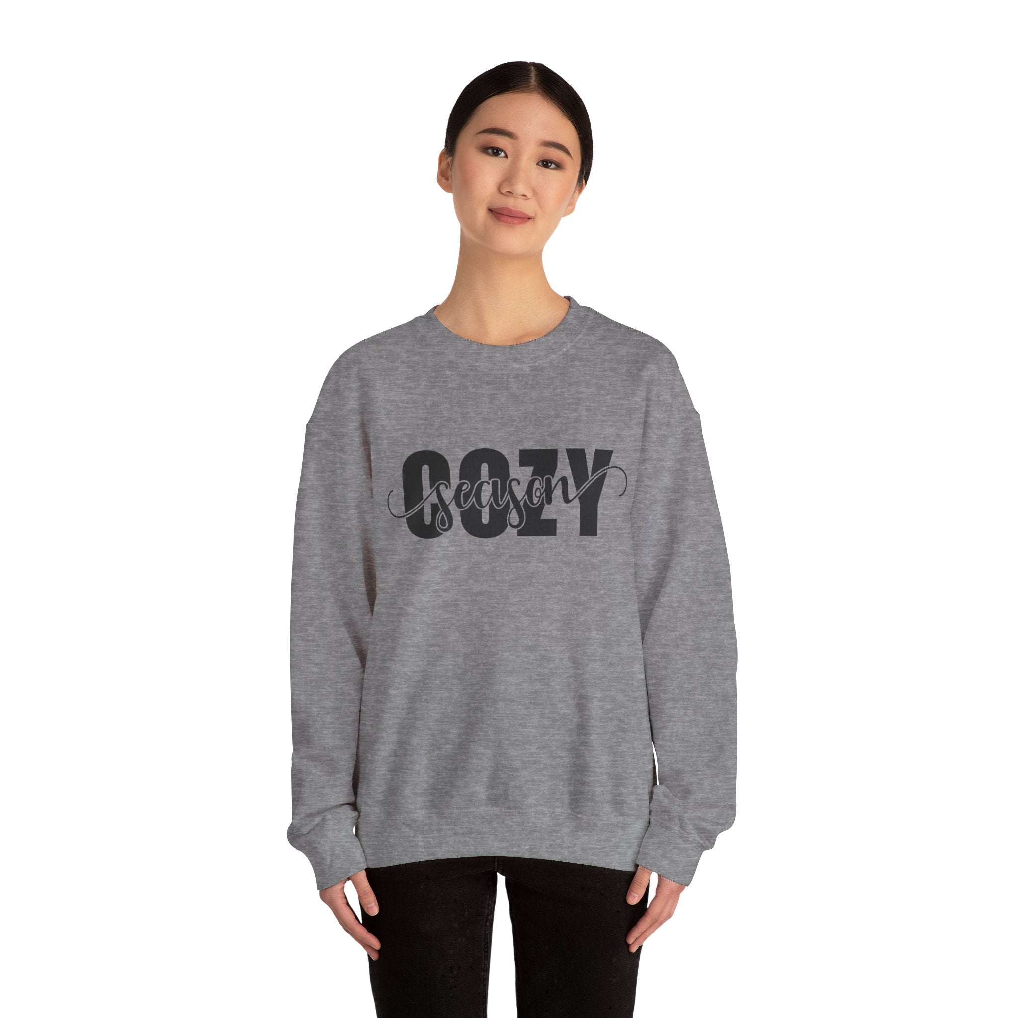 Cozy Season Crewneck Sweatshirt - Perfect Fall & Winter Wear