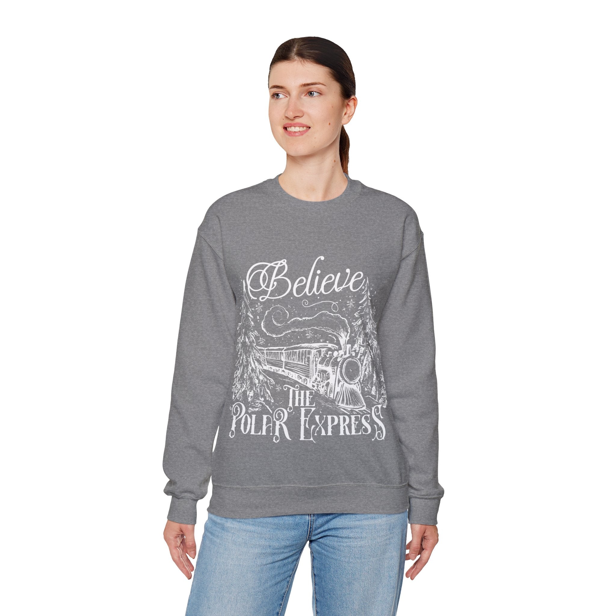 Believe in the Polar Express Crewneck Sweatshirt - Unisex