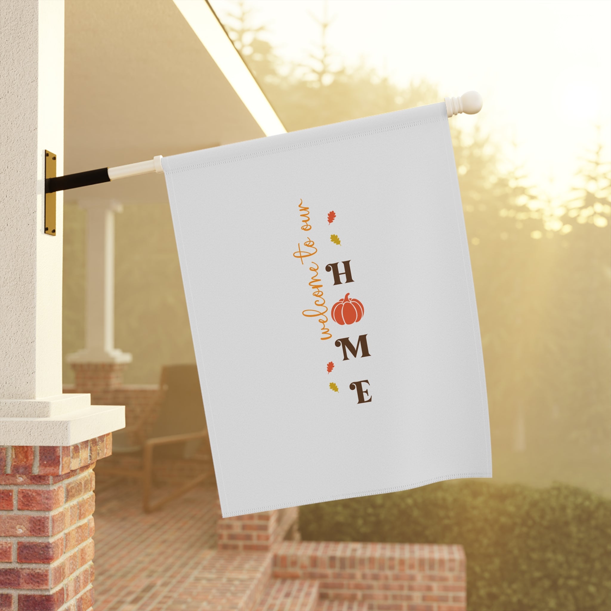 Autumn/Fall Outdoor Decoration Welcome to Our Home Banner