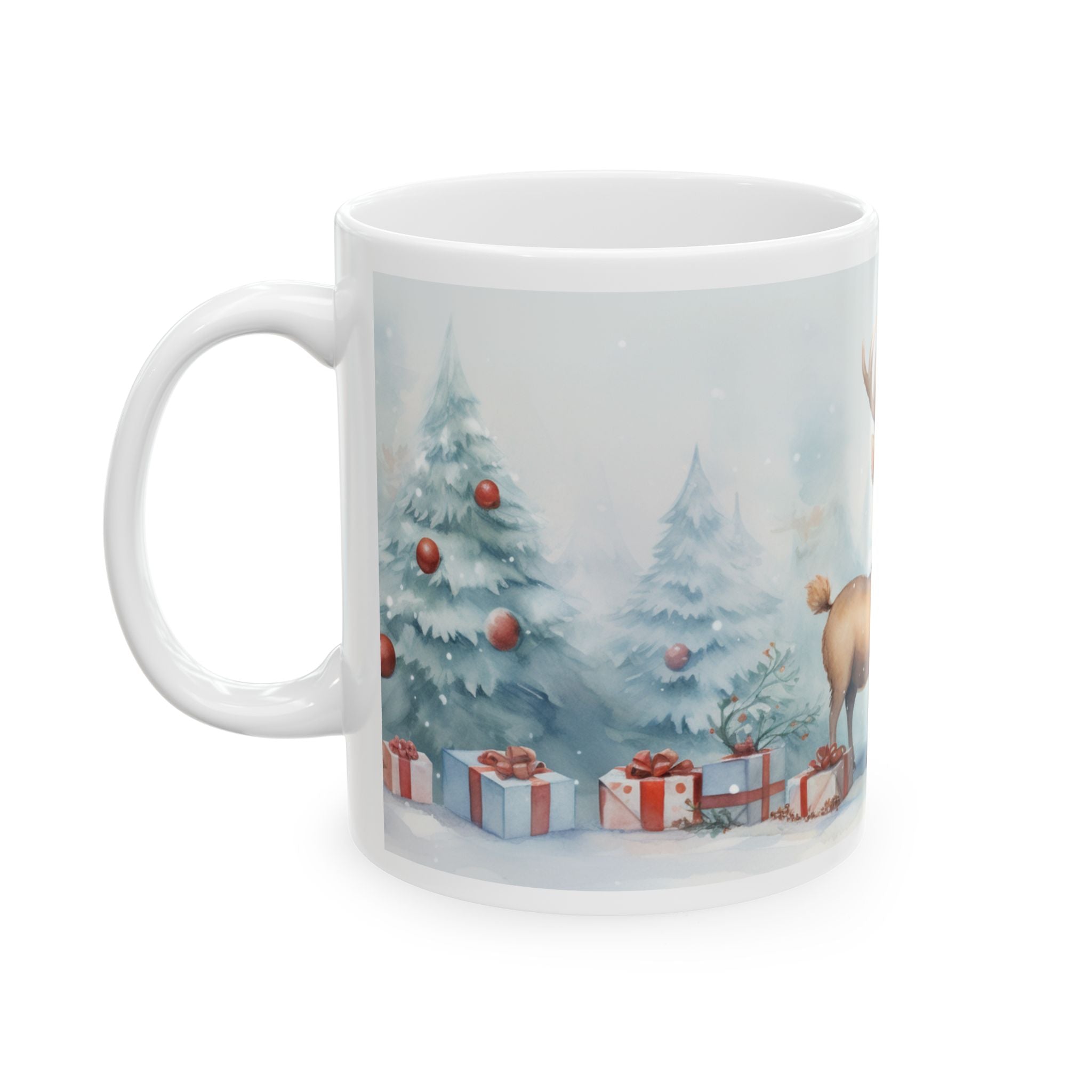 Reindeer Christmas Mug (11oz)