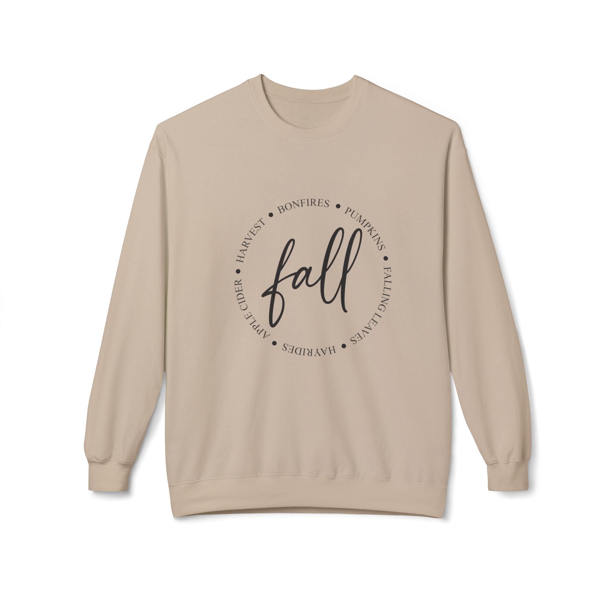 Autumn/Fall Fleece Crewneck Sweatshirt