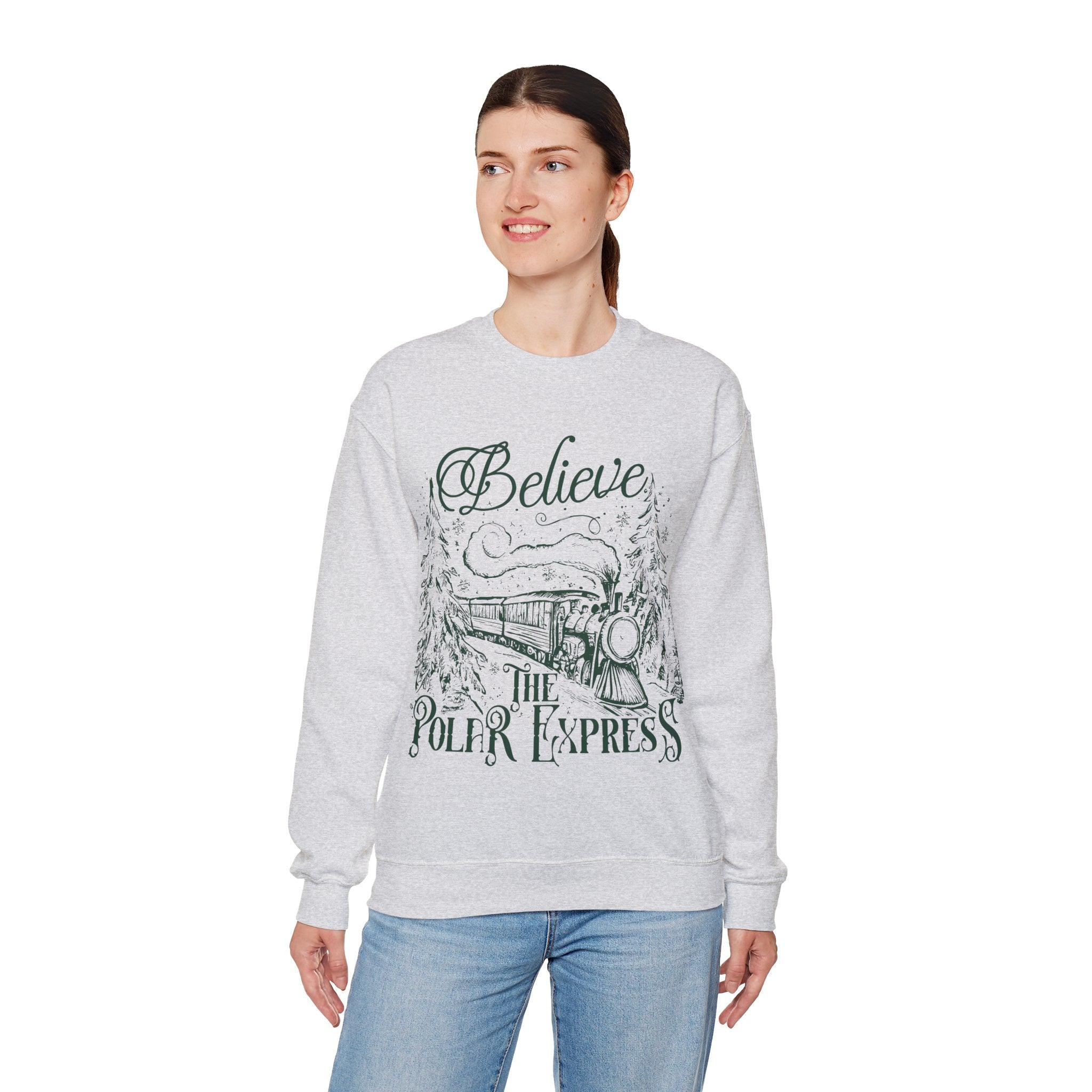 Believe in The Polar Express Crewneck Sweatshirt -Unisex