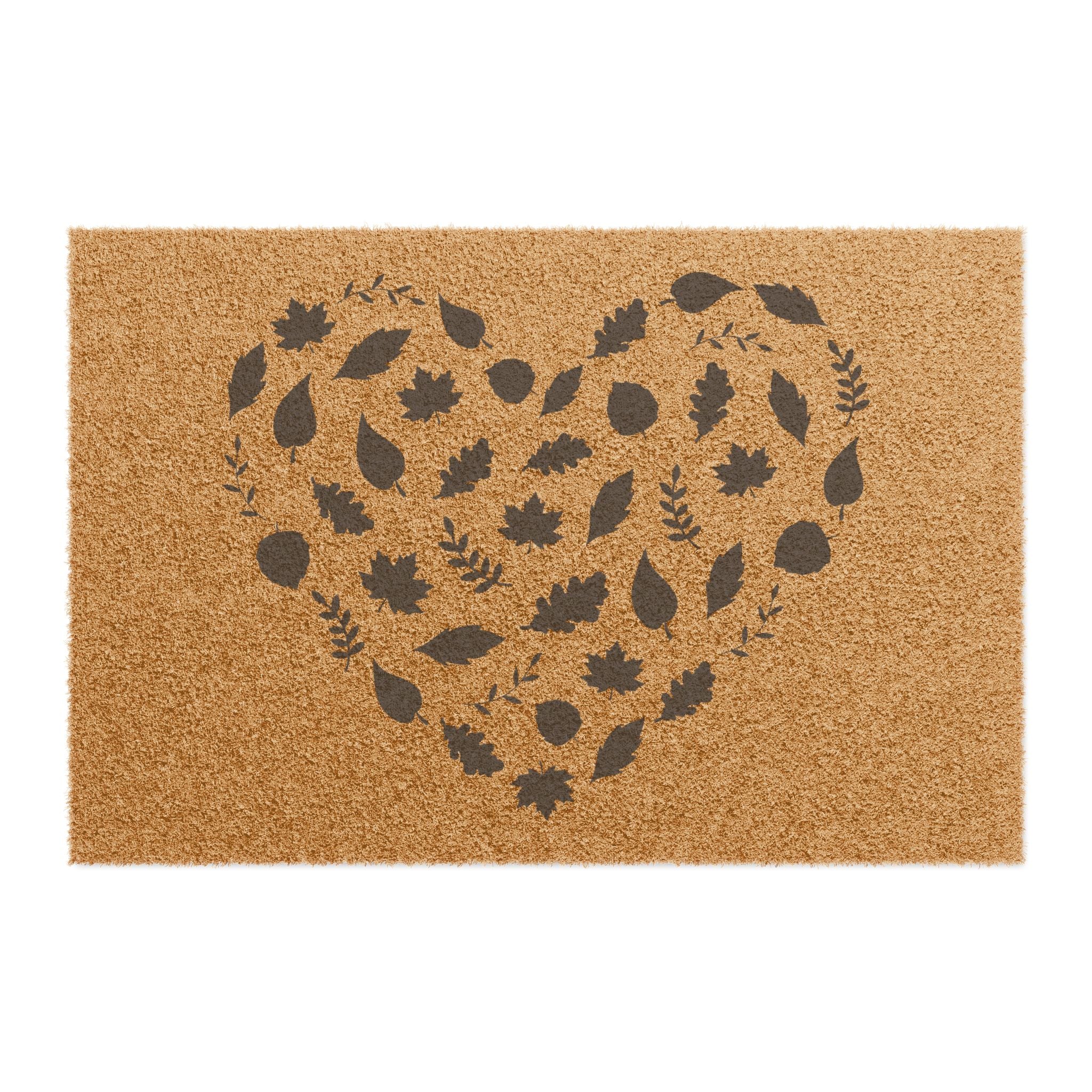 Heart Shaped Fall Doormat