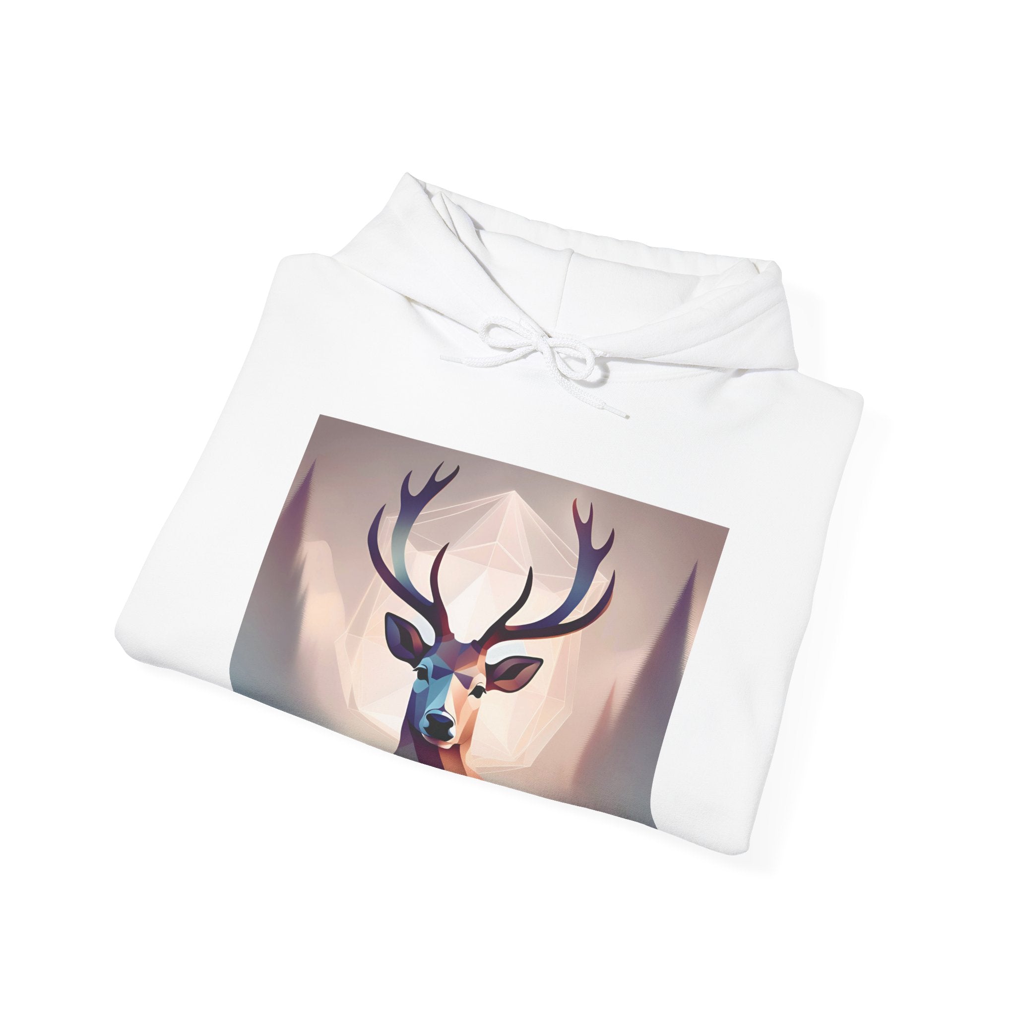 Deer Print Hoodie - Winter Essentials