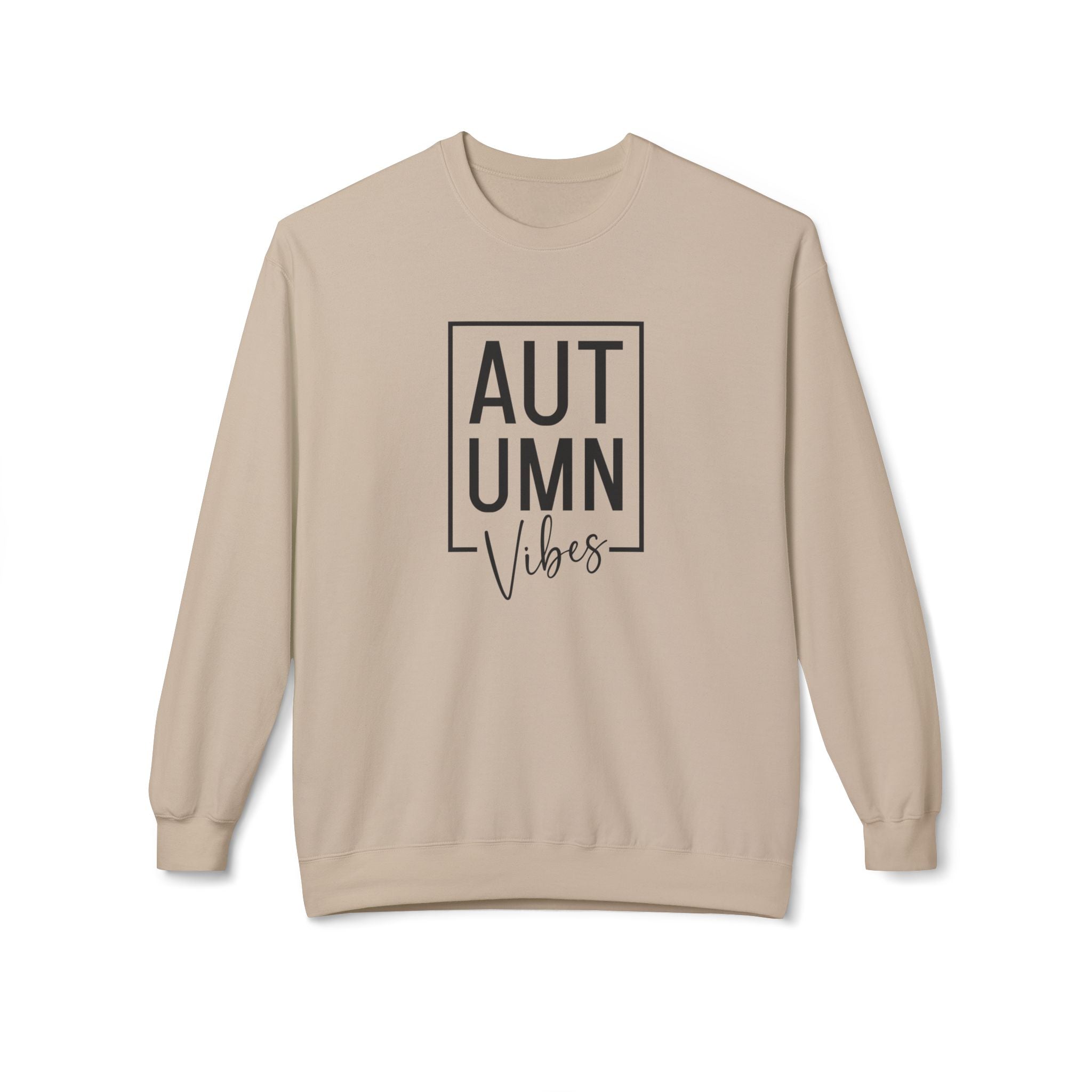 Autumn Vibes Fleece Crewneck Sweatshirt