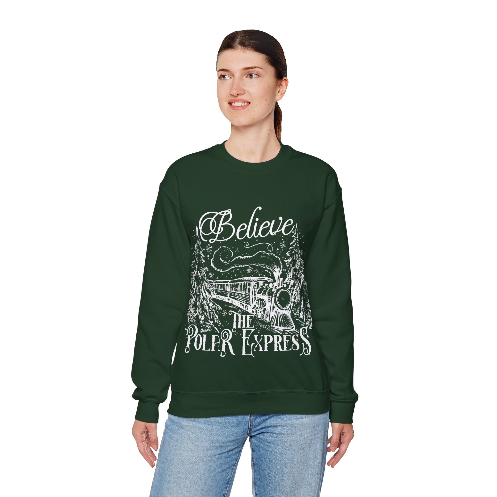 Believe in the Polar Express Crewneck Sweatshirt - Unisex