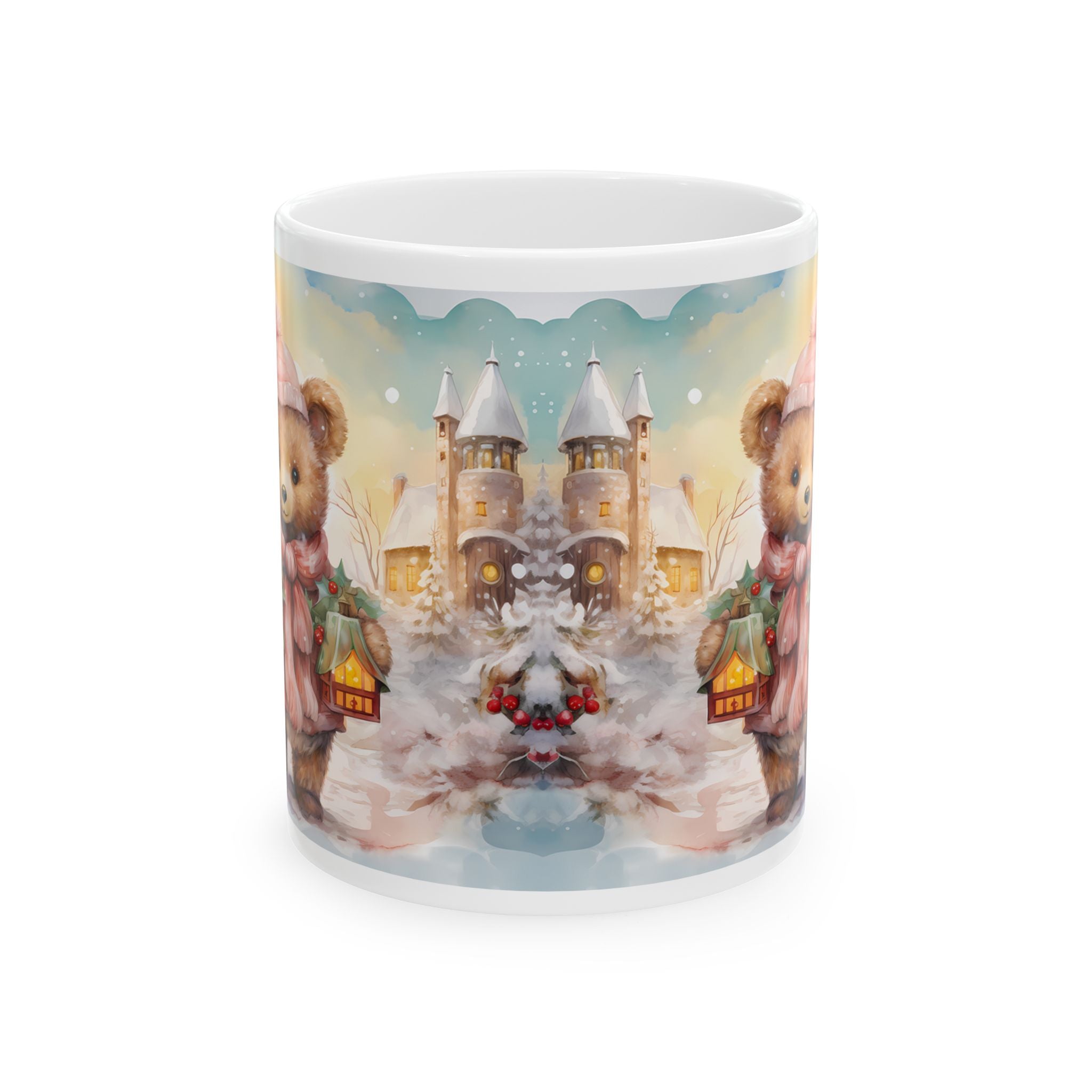 Winter Wonderland Bear Ceramic Mug - 11oz