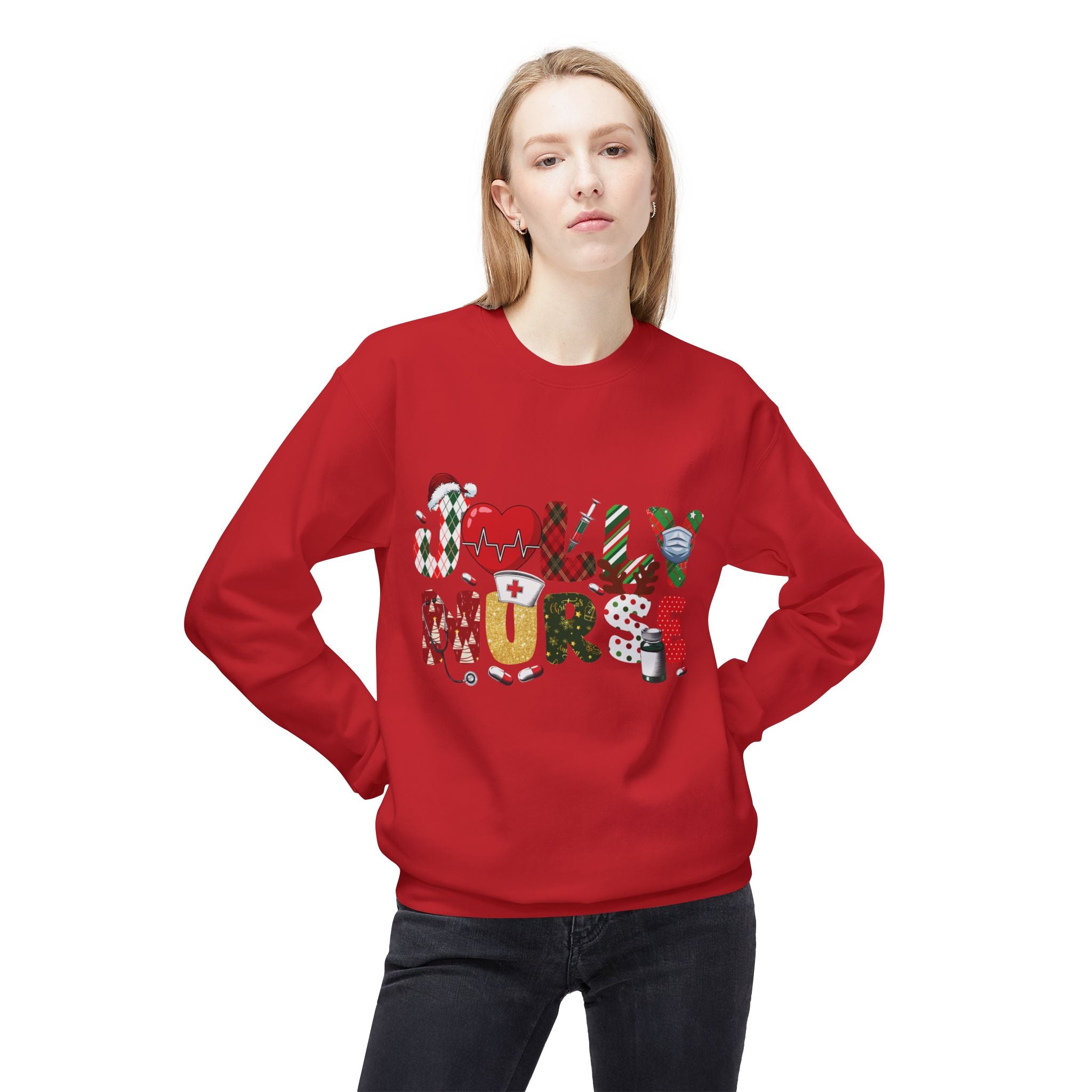 Holiday Nurse Crewneck Sweatshirt