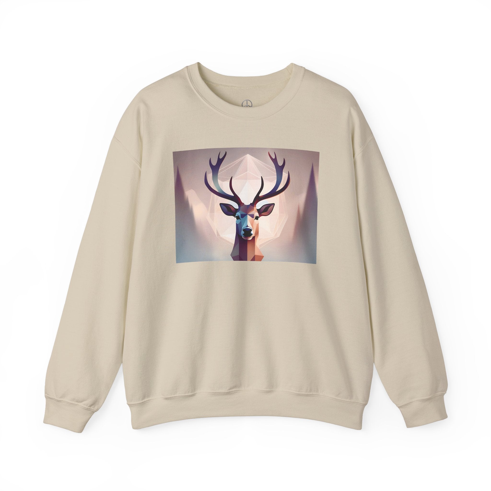 Deer Print Crewneck Sweatshirt - Cozy and Trendy for all Occasions