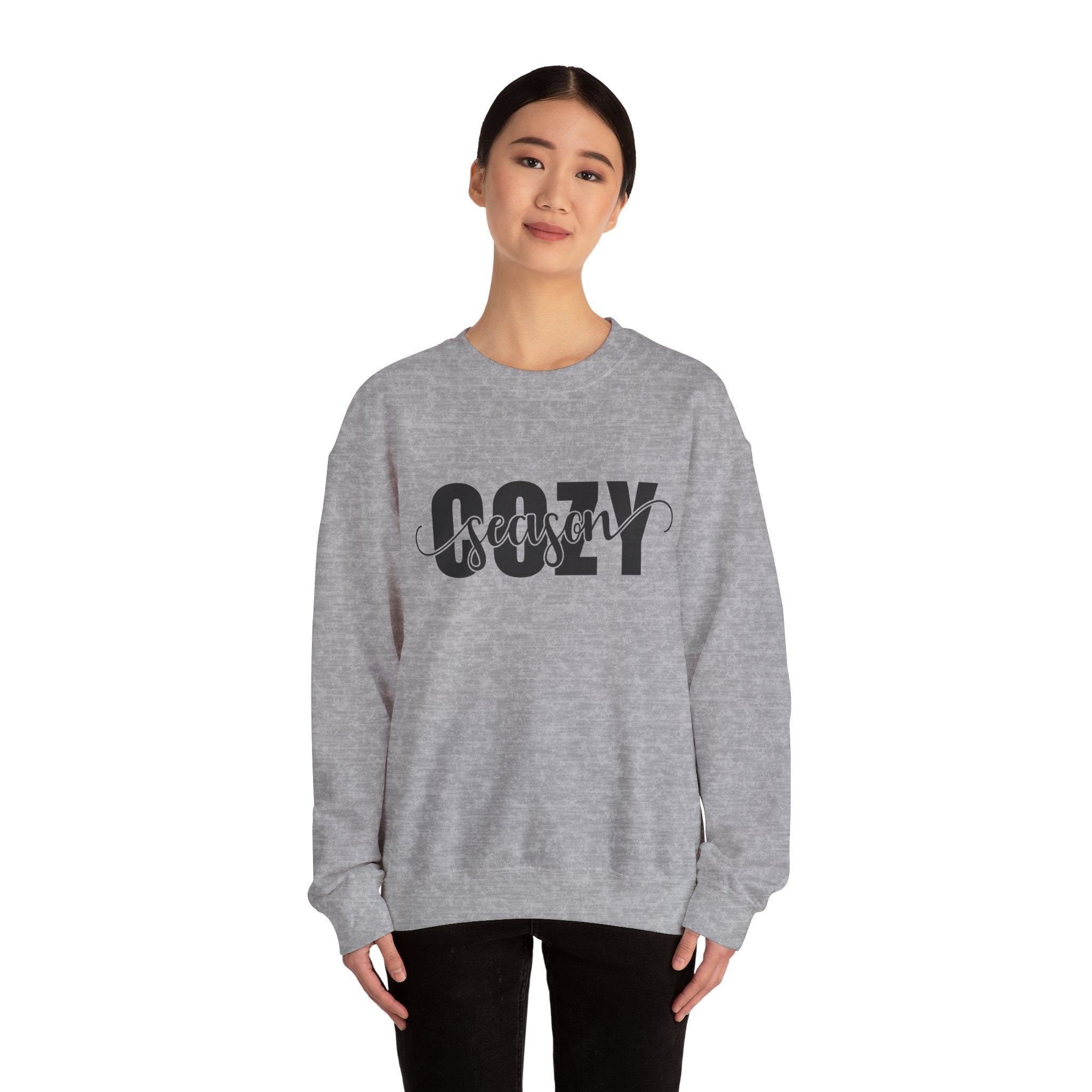 Cozy Season Crewneck Sweatshirt - Perfect Fall & Winter Wear