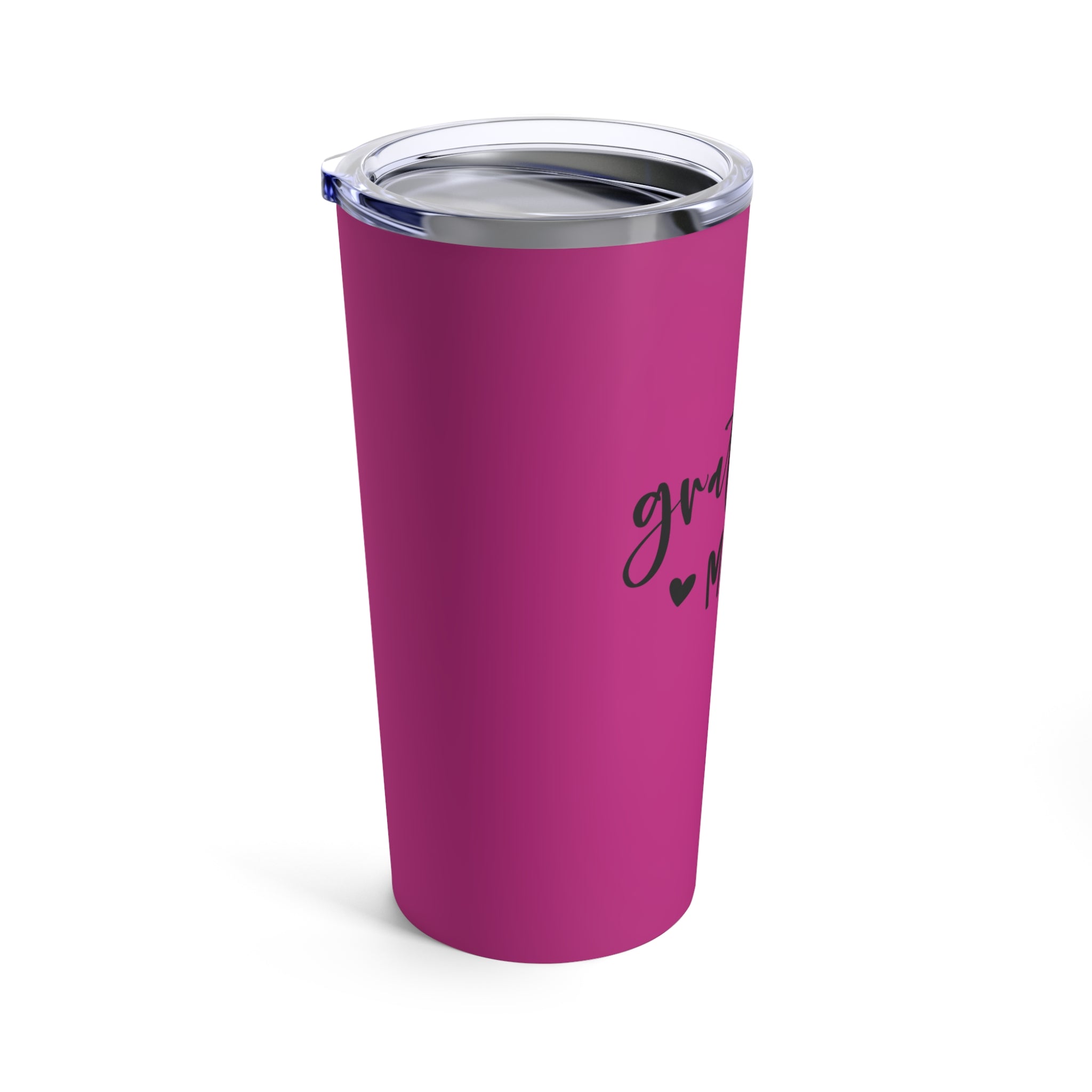 Grateful Mama Insulated Stainless Steel Pink Tumbler 20oz