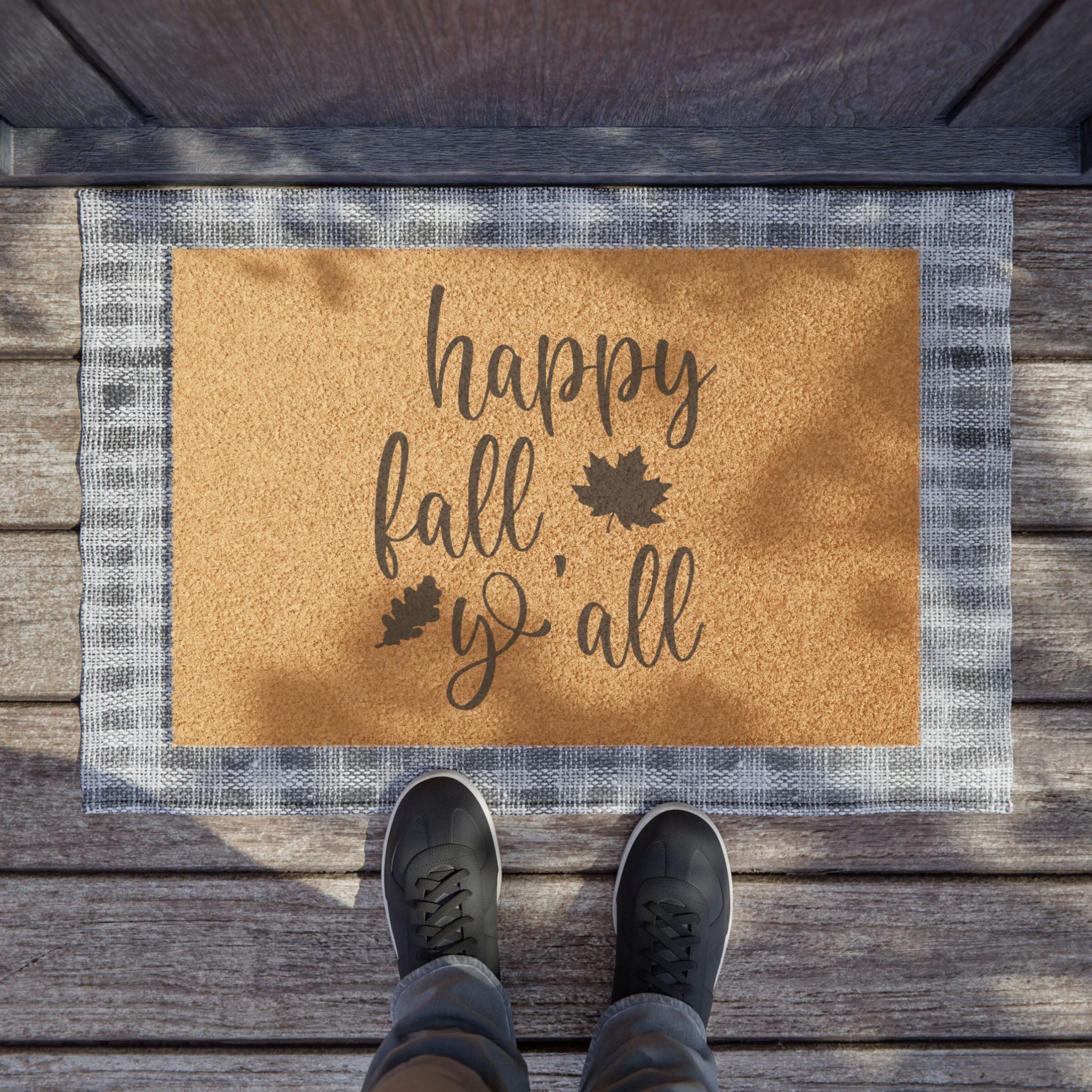 Happy Fall Y'all Doormat