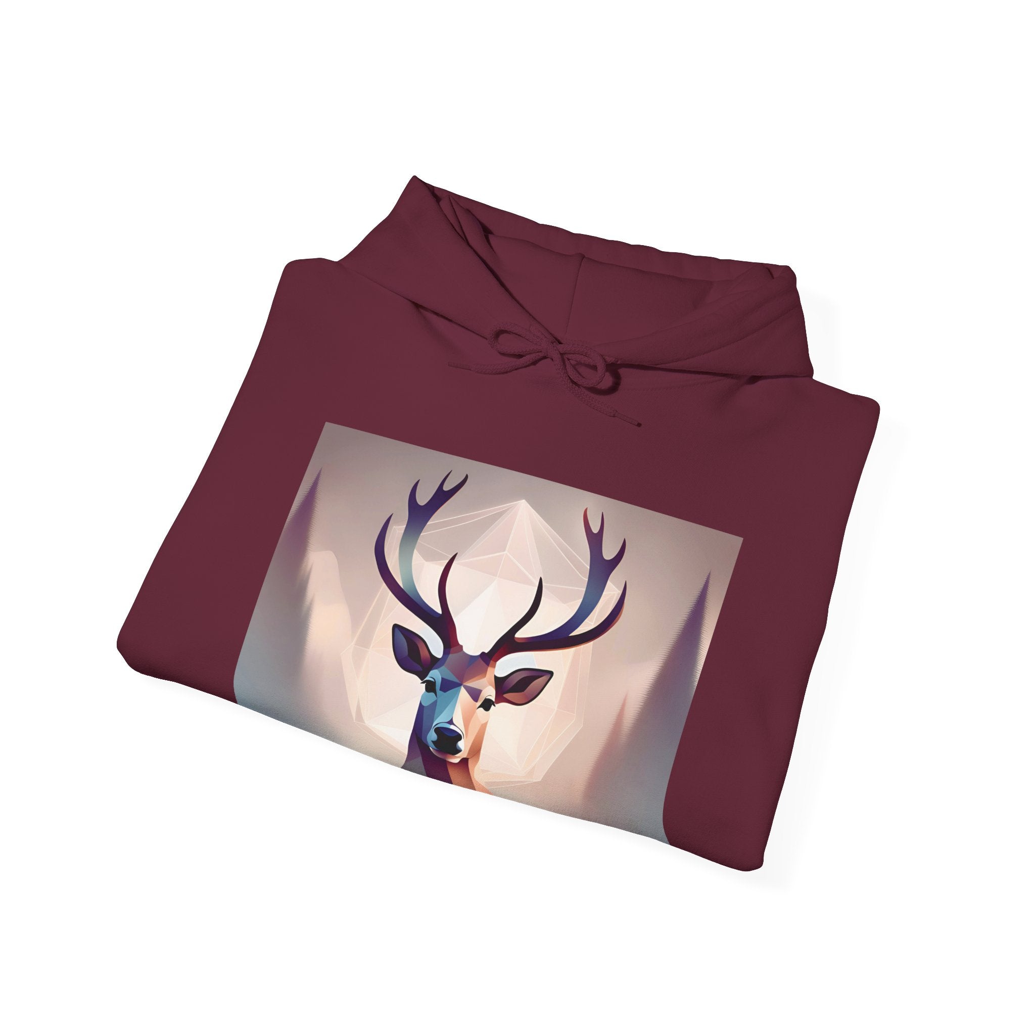 Deer Print Hoodie - Winter Essentials