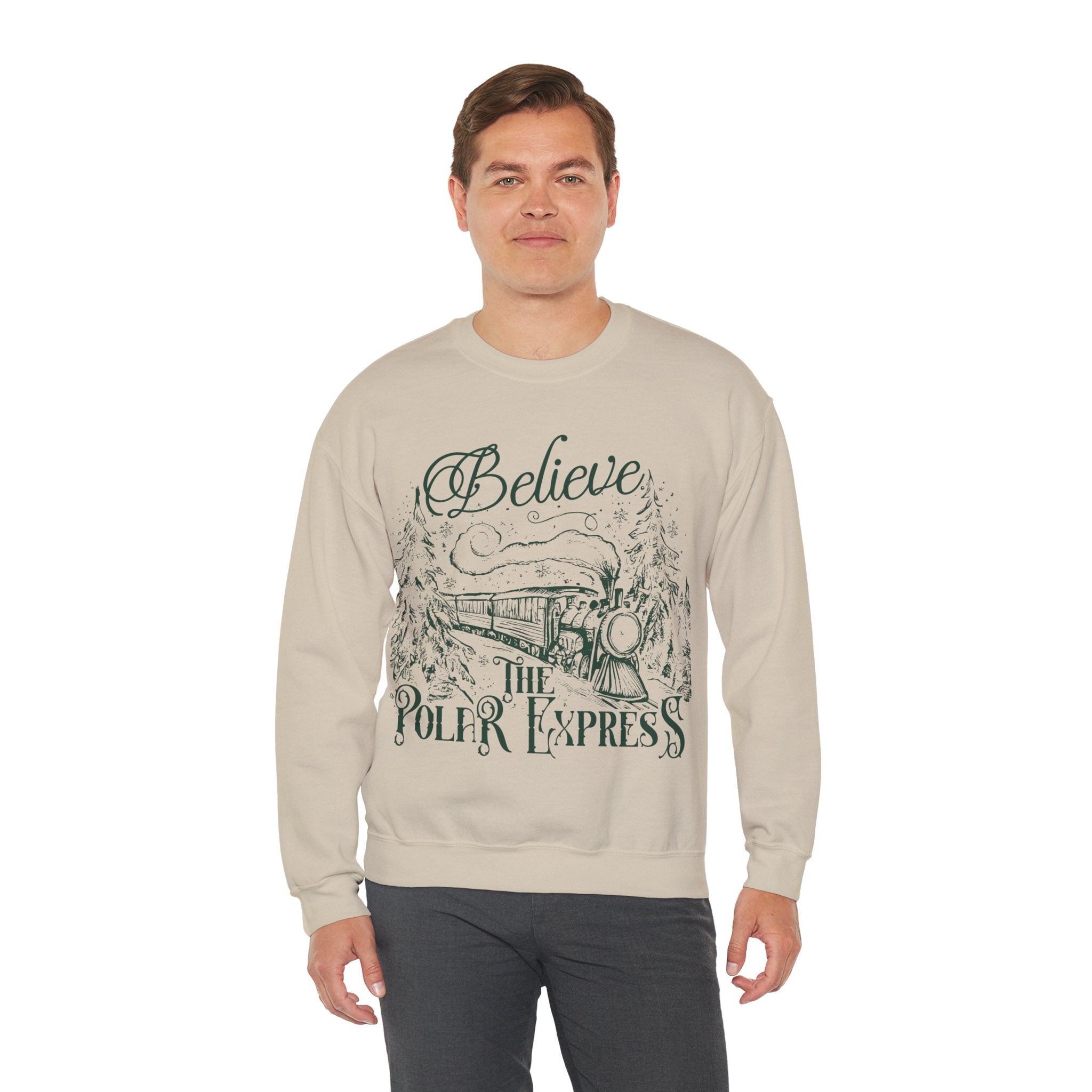 Believe in The Polar Express Crewneck Sweatshirt -Unisex