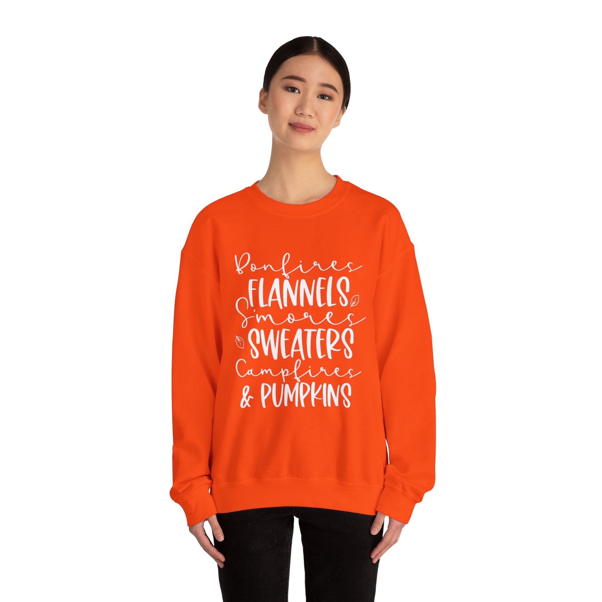 Autumn/Fall Crewneck Sweatshirt (Bonfire, Flannel, S'mores...)