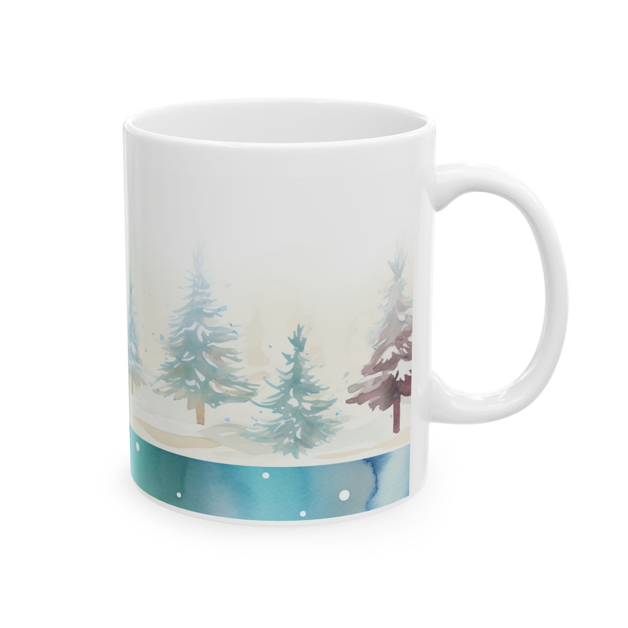 Winter Owl Ceramic Mug - 11oz