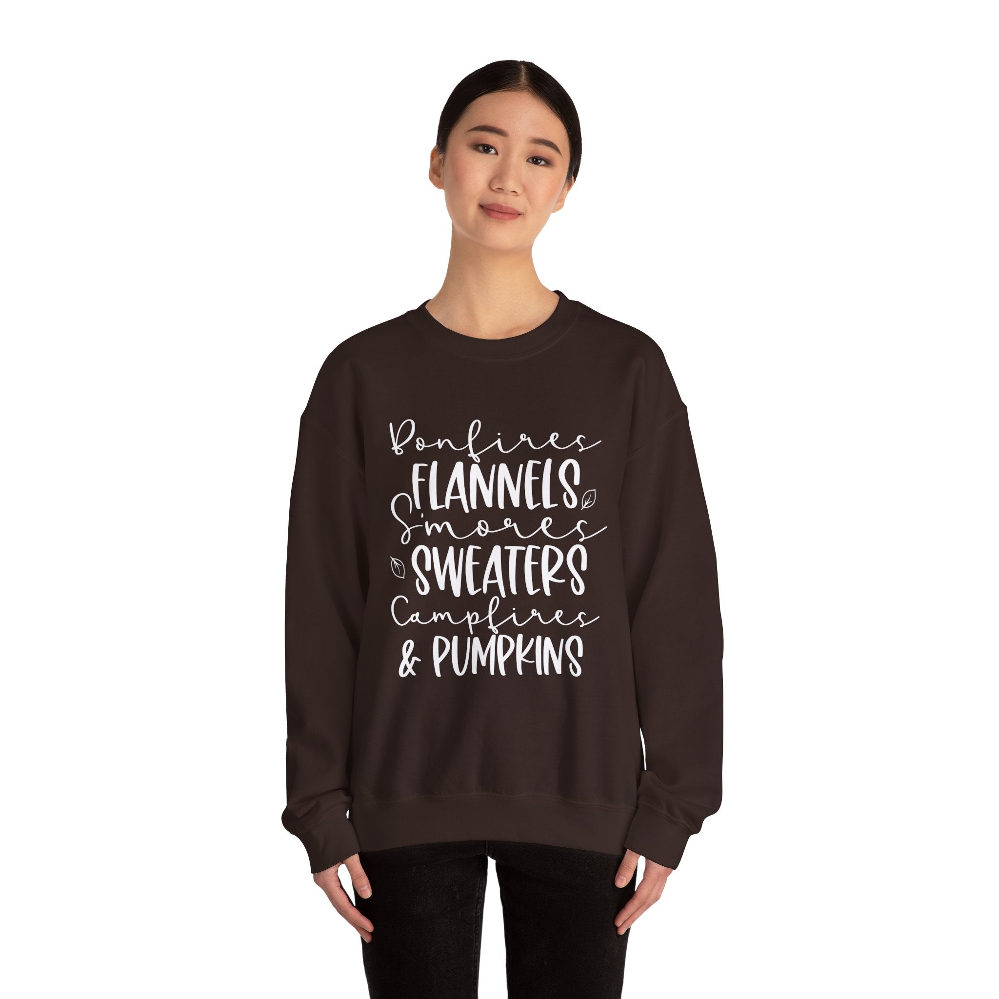 Autumn/Fall Crewneck Sweatshirt (Bonfire, Flannel, S'mores...)