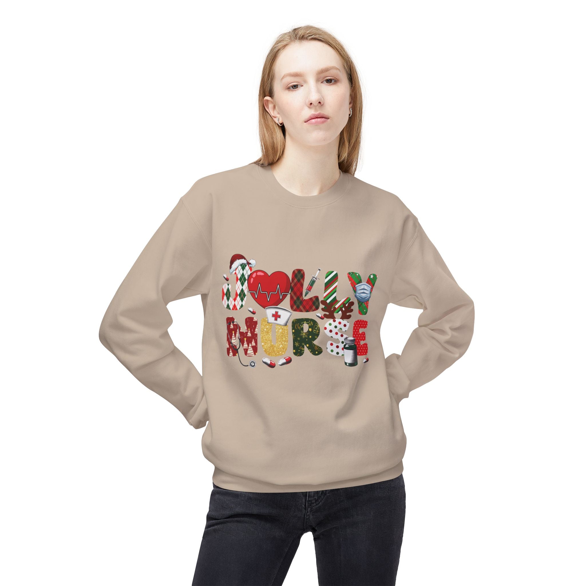 Holiday Nurse Crewneck Sweatshirt