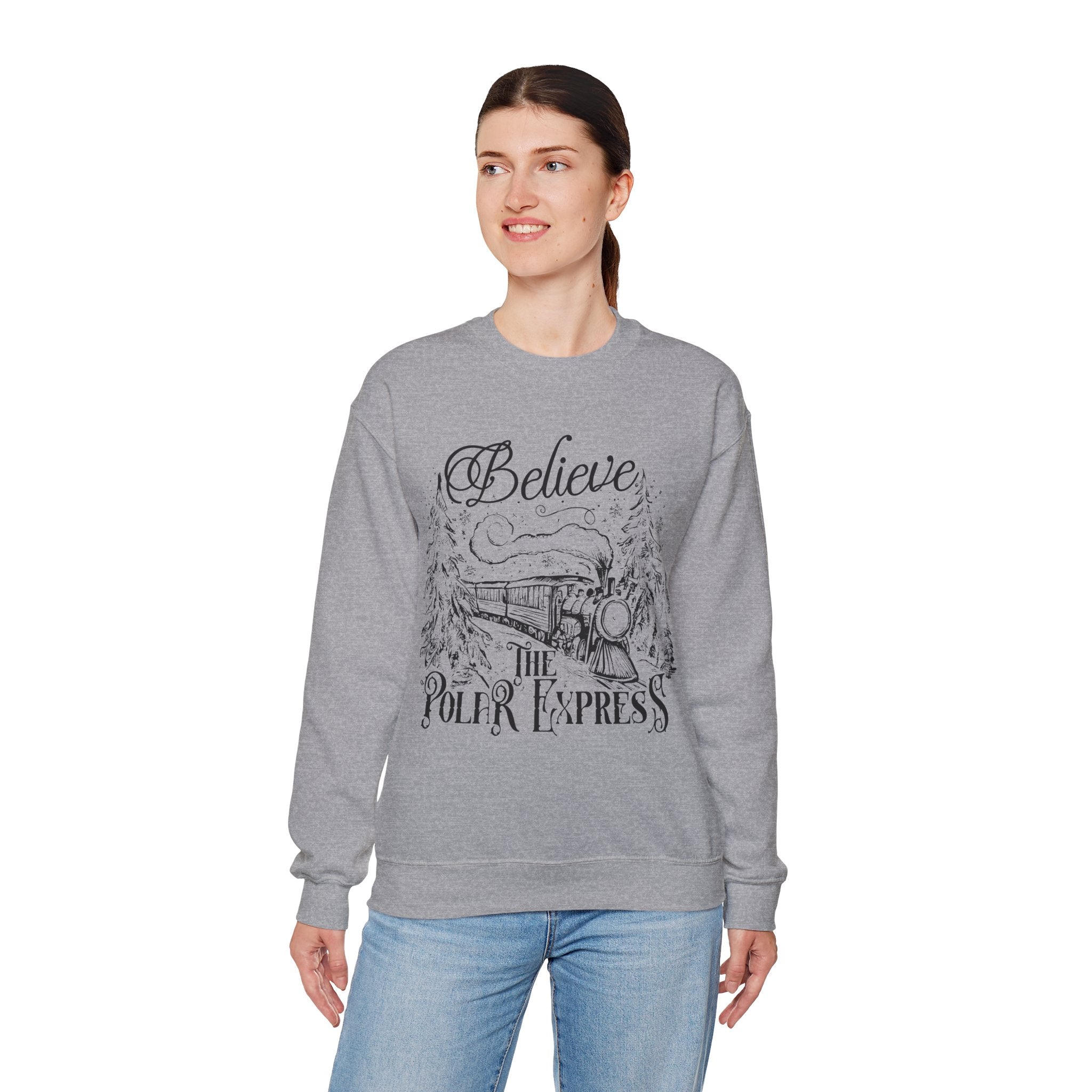 Believe in the Polar Express Crewneck Sweatshirt - Unisex