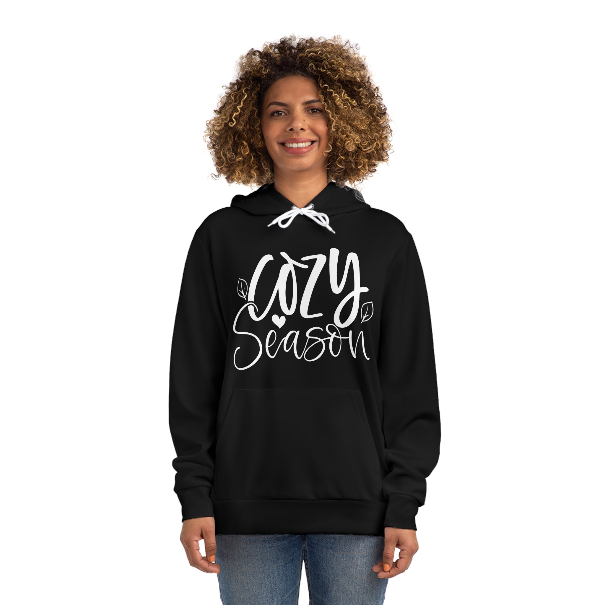 Black Cozy Season Hoodie