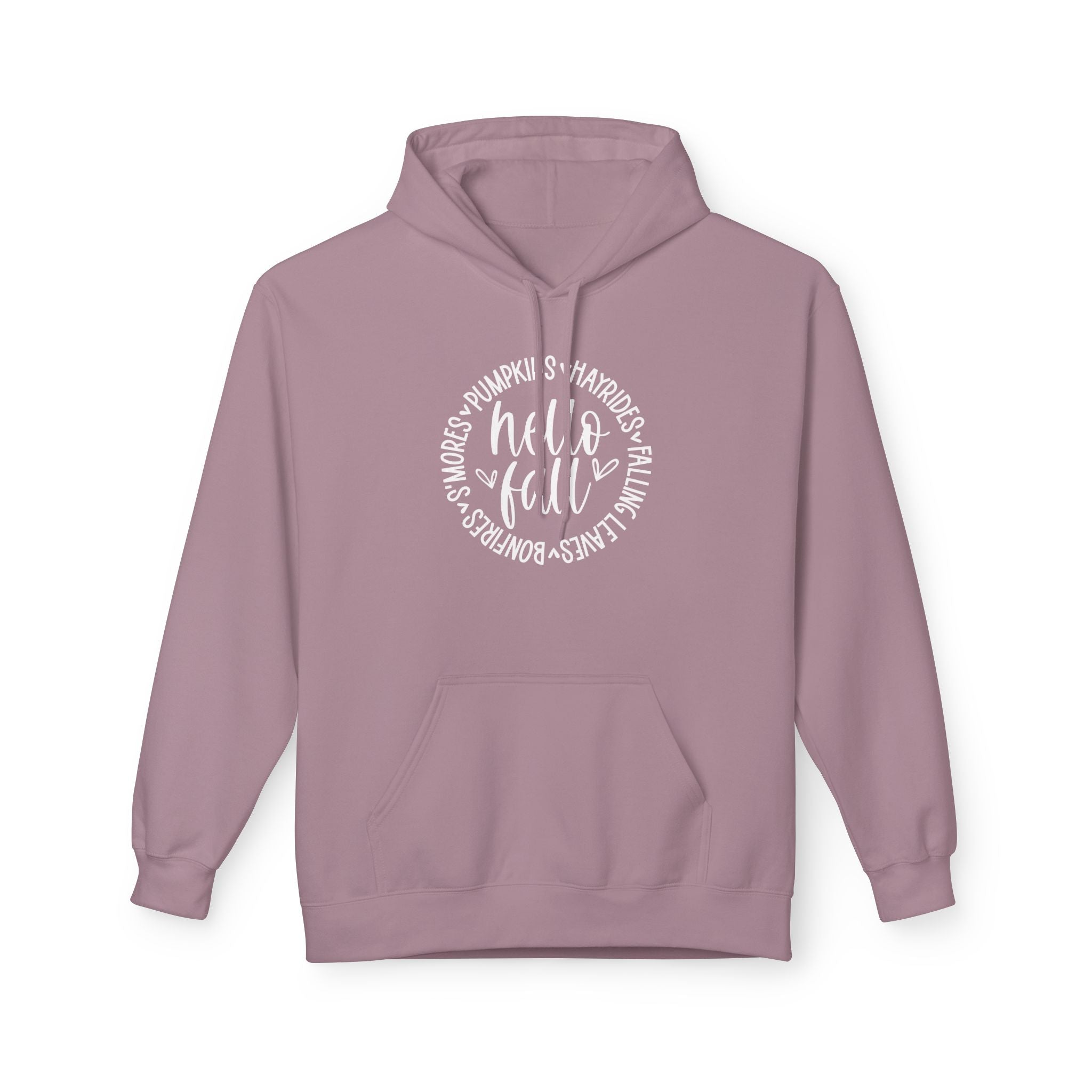 Hello Fall Fleece Hooded Sweatshirt