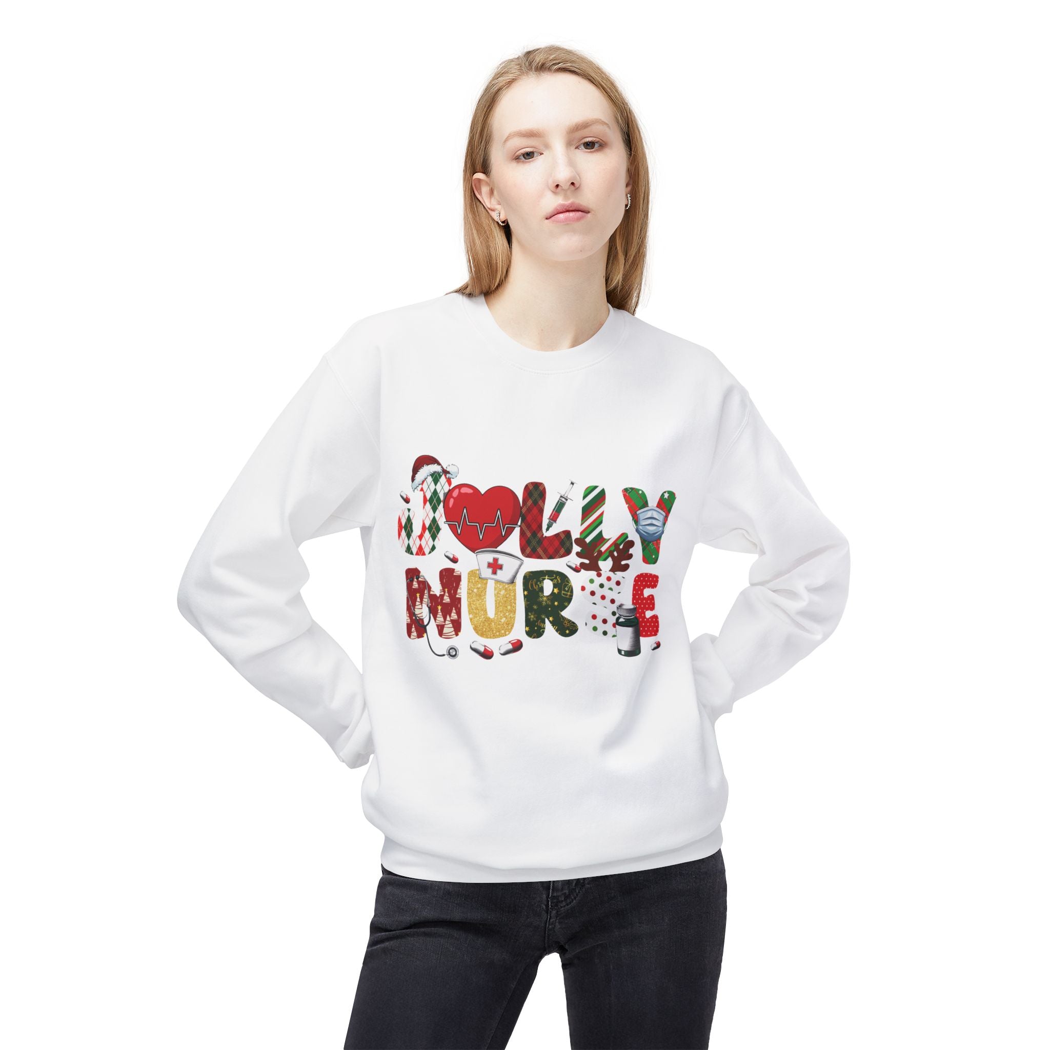 Holiday Nurse Crewneck Sweatshirt