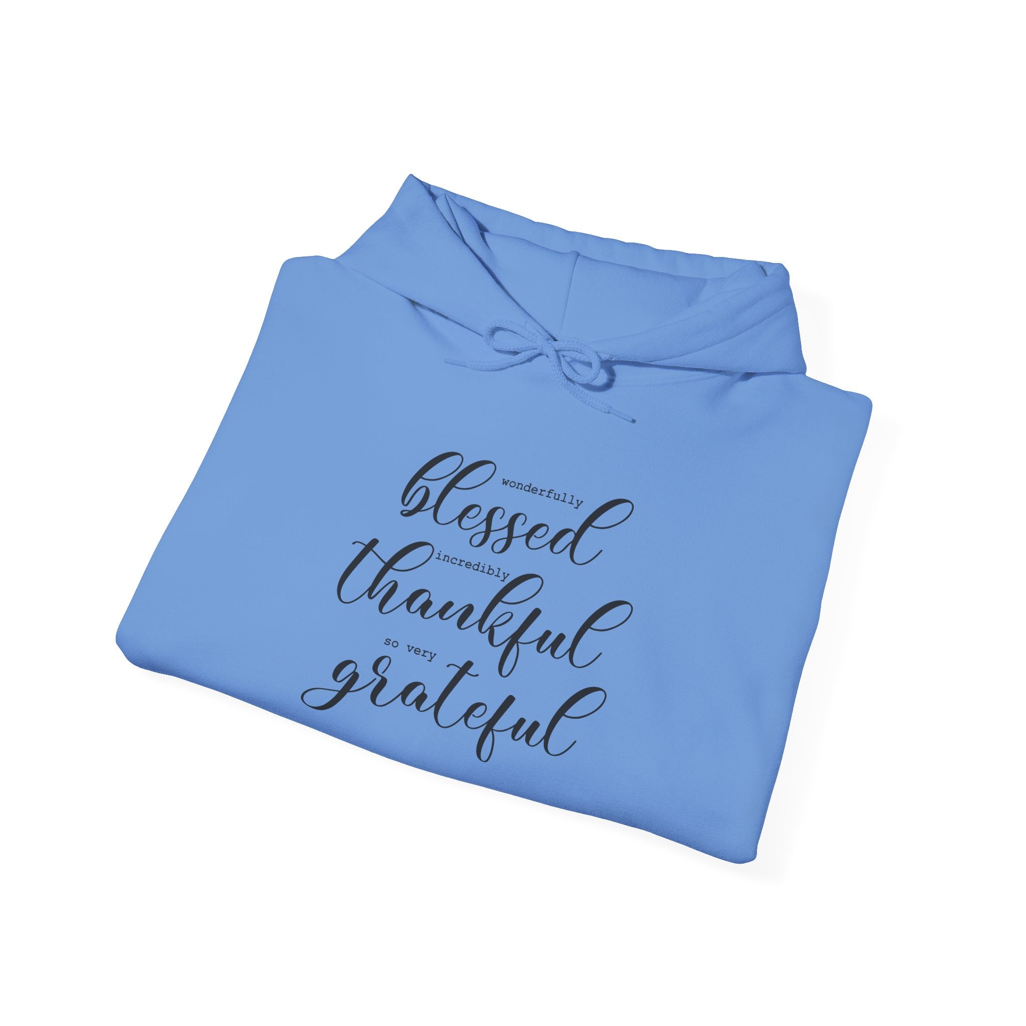 Blessed, Thankful & Grateful Hooded Sweatshirt