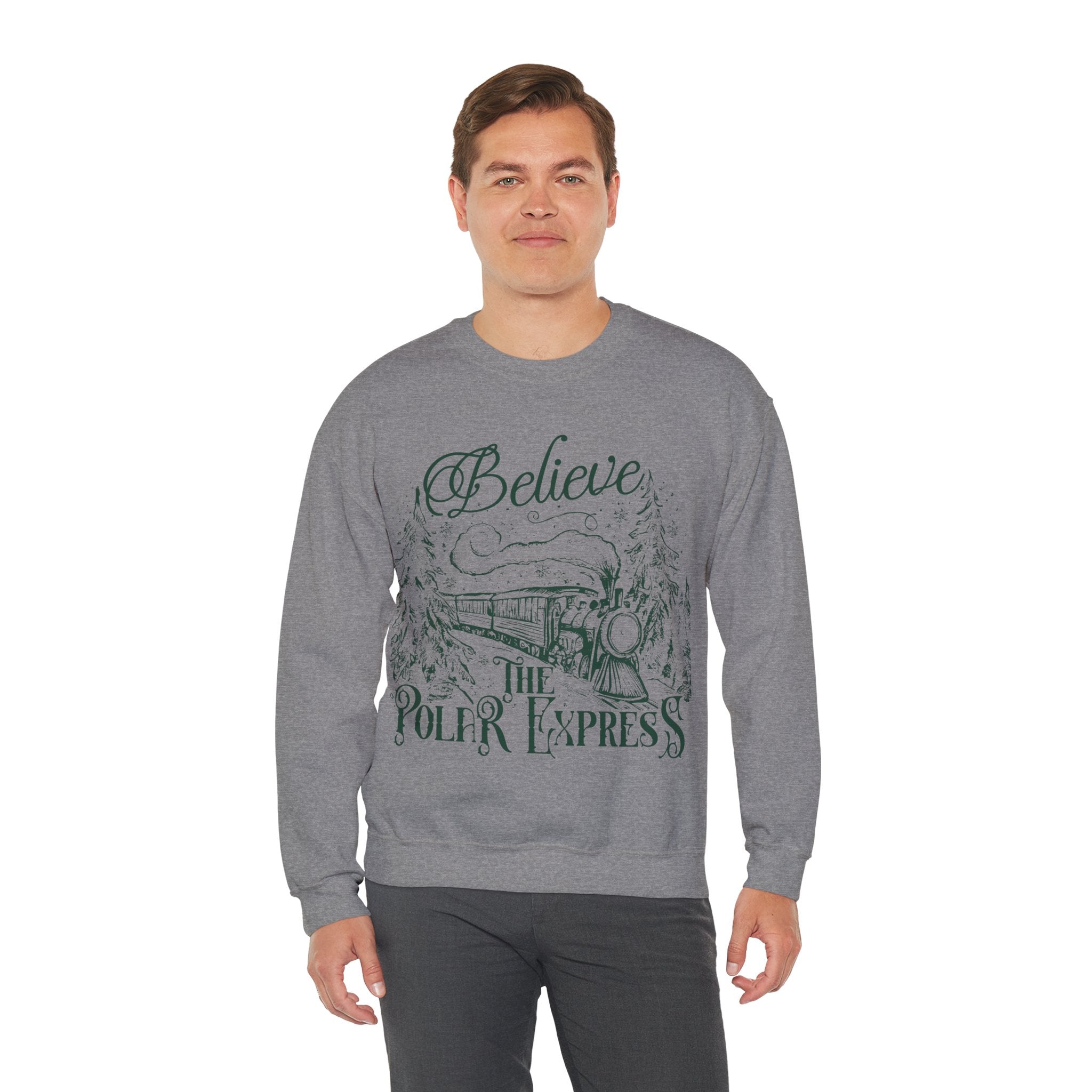 Believe in The Polar Express Crewneck Sweatshirt -Unisex