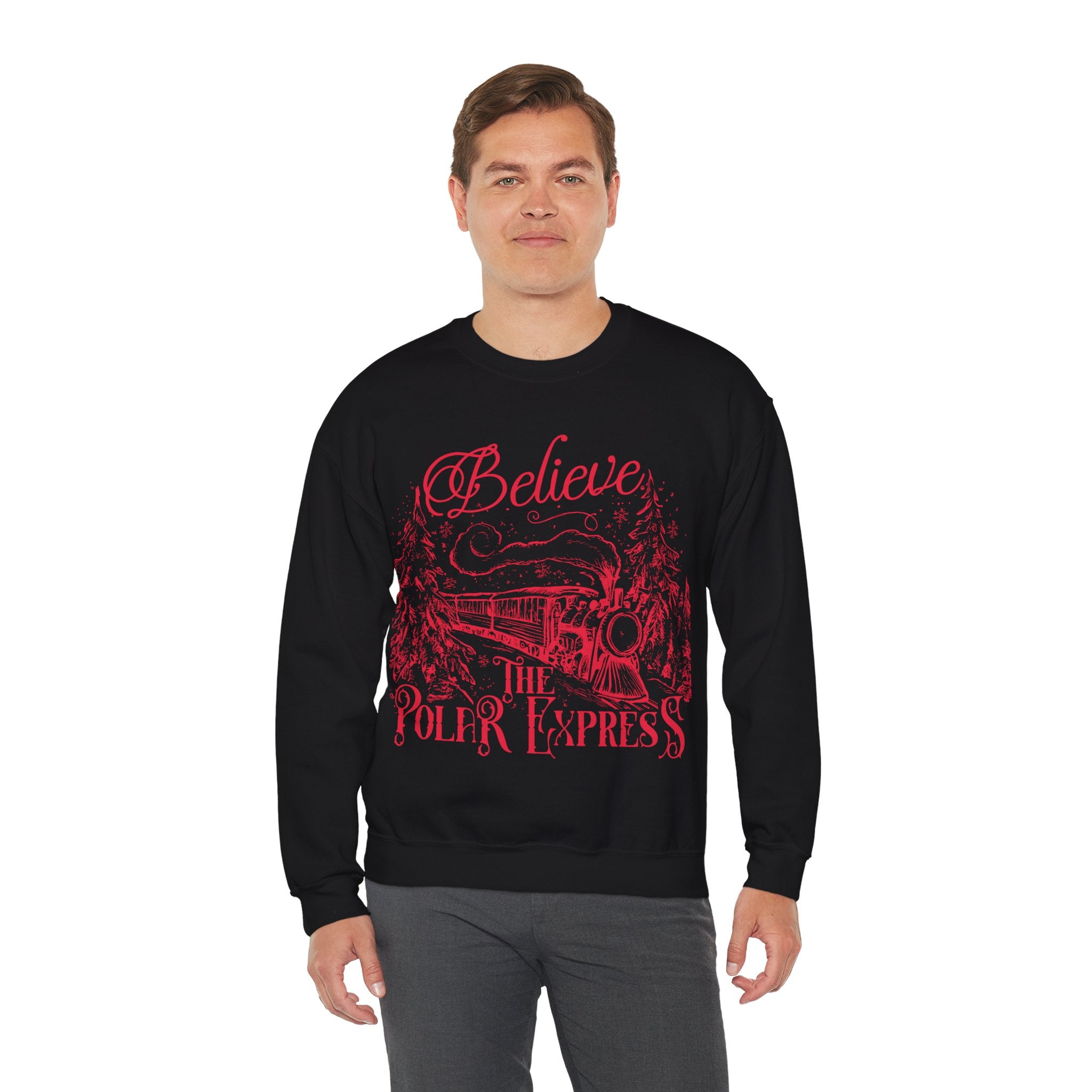 Believe in the Polar Express Crewneck Sweatshirt - Unisex