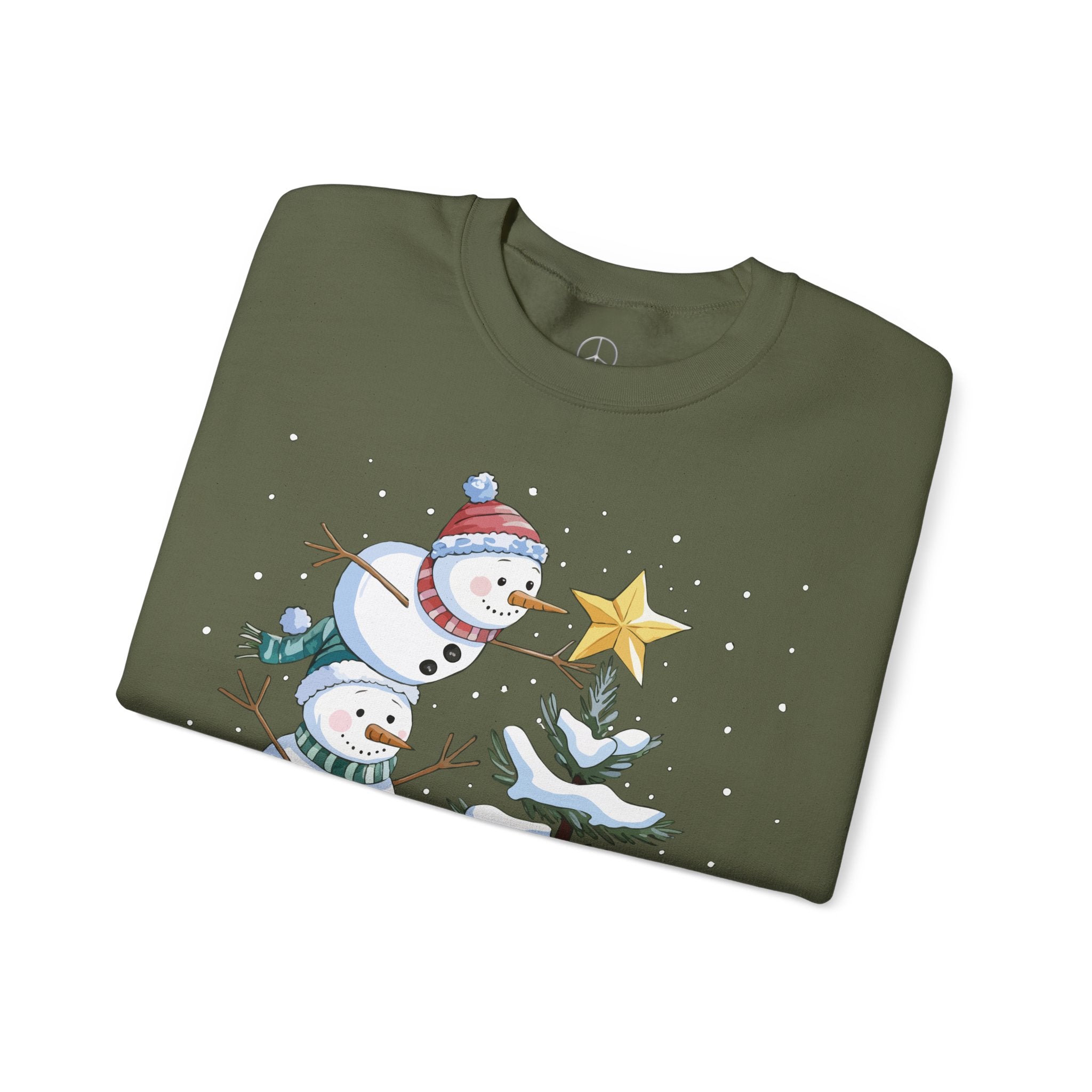 Festive Snowman Christmas Sweatshirt