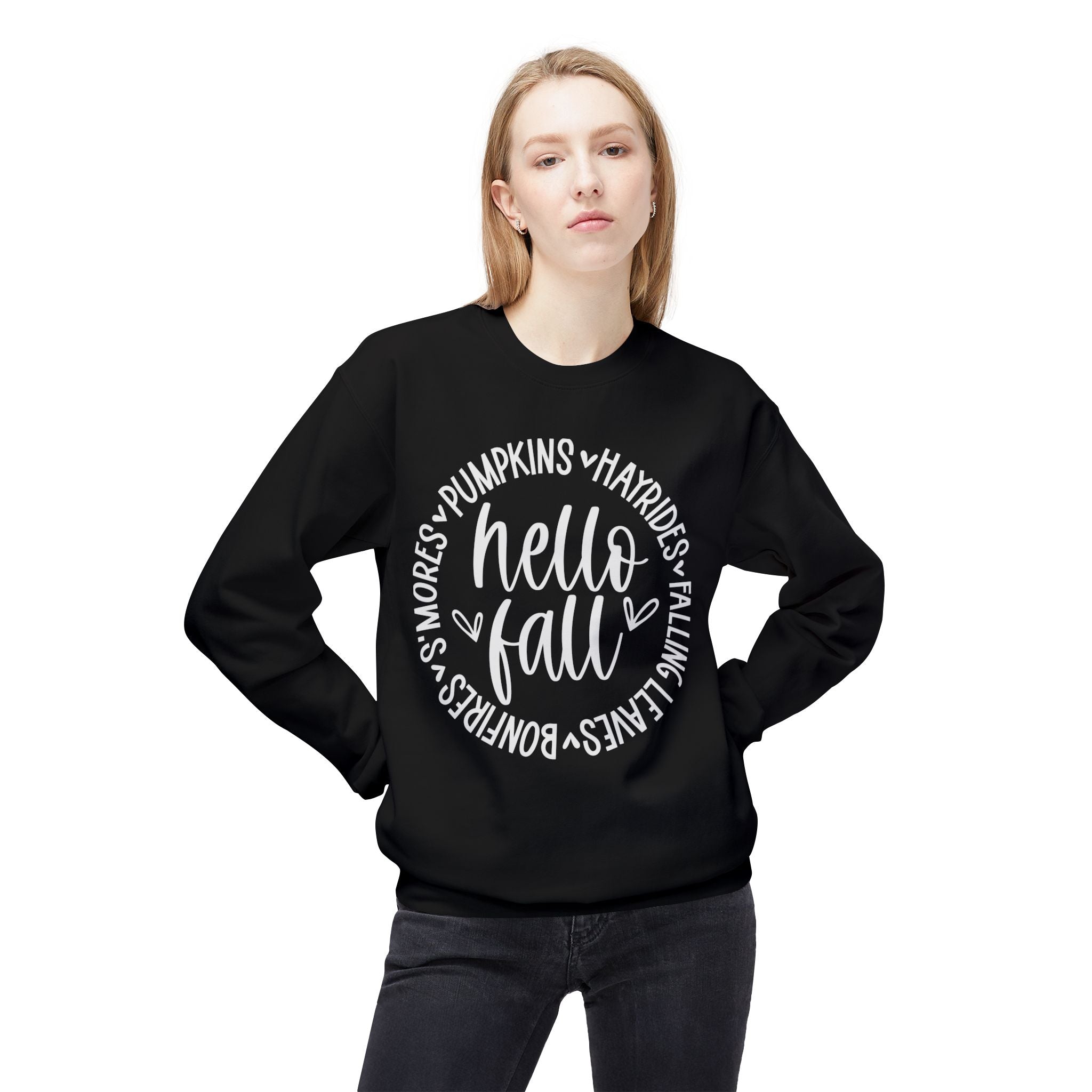 Hello Fall Fleece Sweatshirt