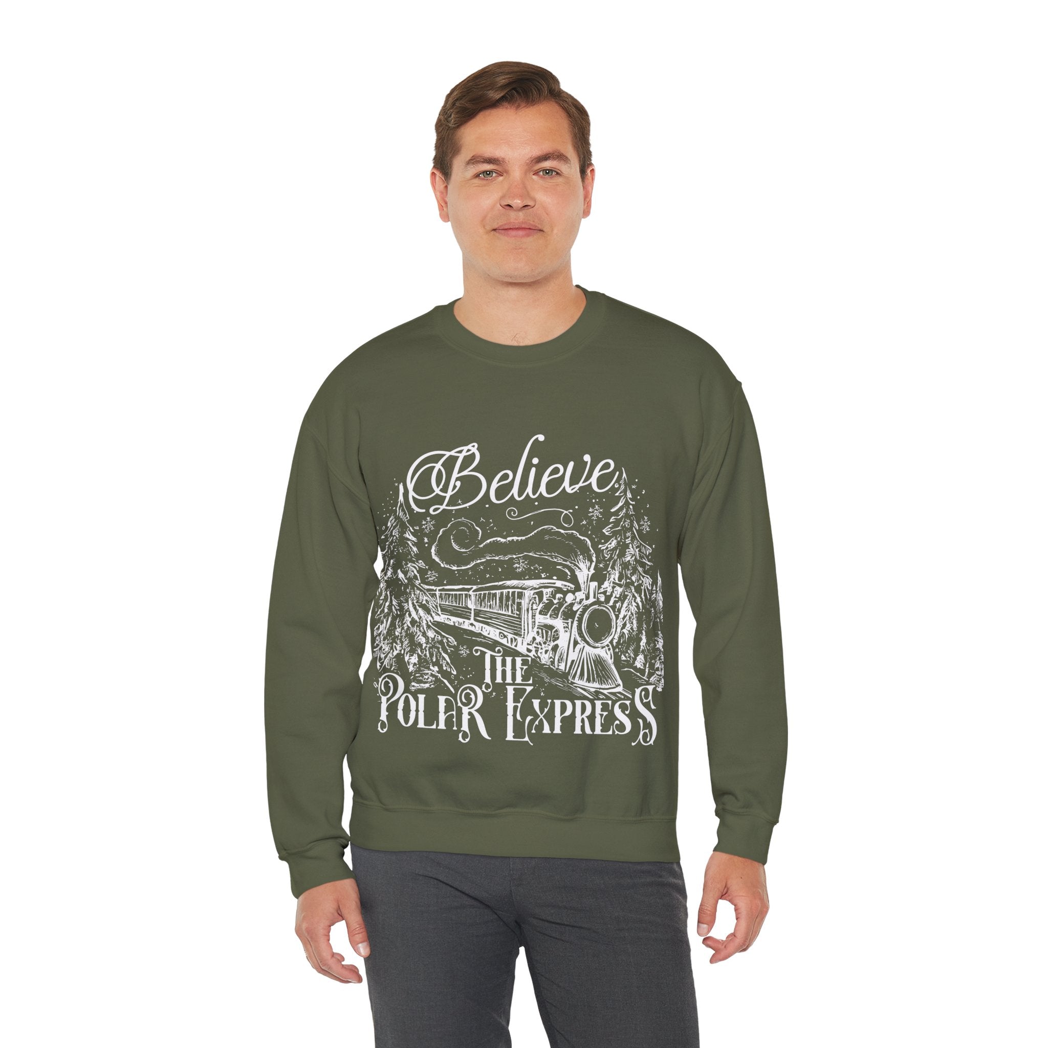 Believe in the Polar Express Crewneck Sweatshirt - Unisex