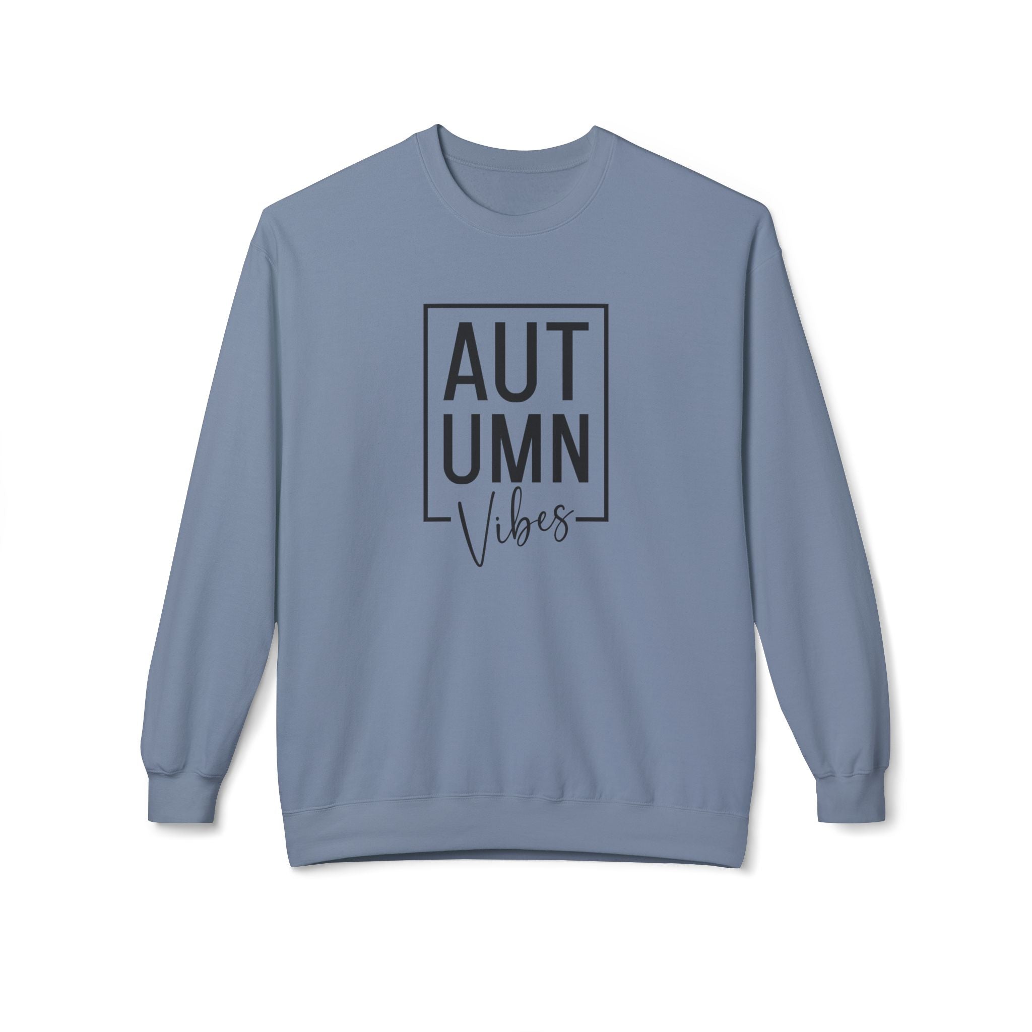 Autumn Vibes Fleece Crewneck Sweatshirt