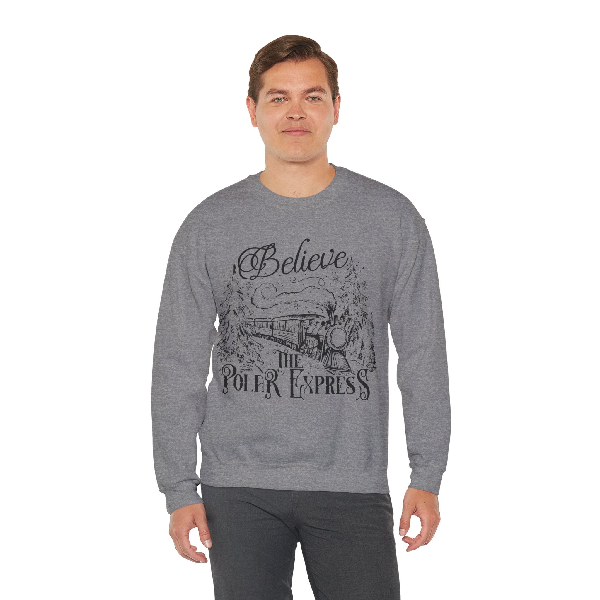 Believe in the Polar Express Crewneck Sweatshirt - Unisex