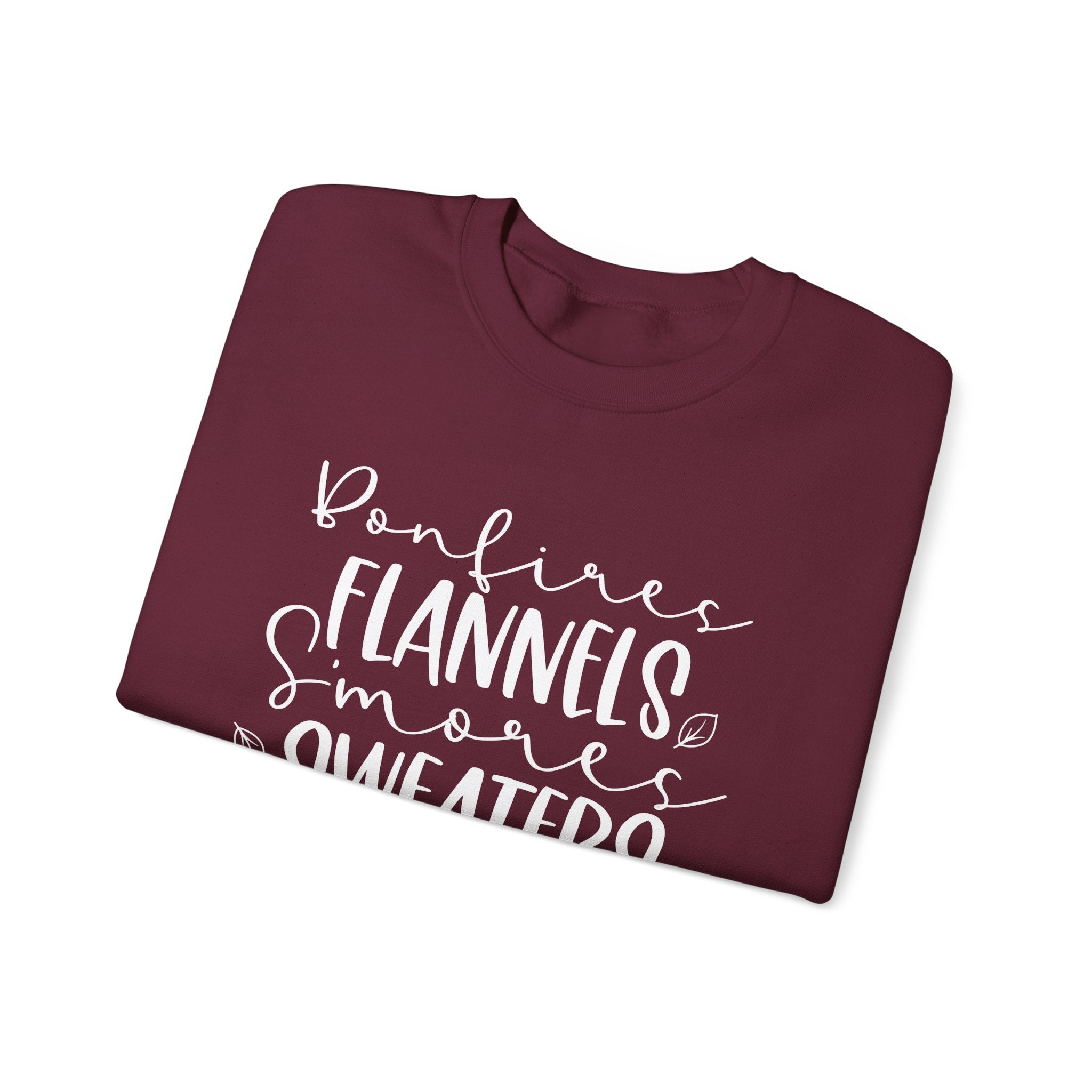 Autumn/Fall Crewneck Sweatshirt (Bonfire, Flannel, S'mores...)