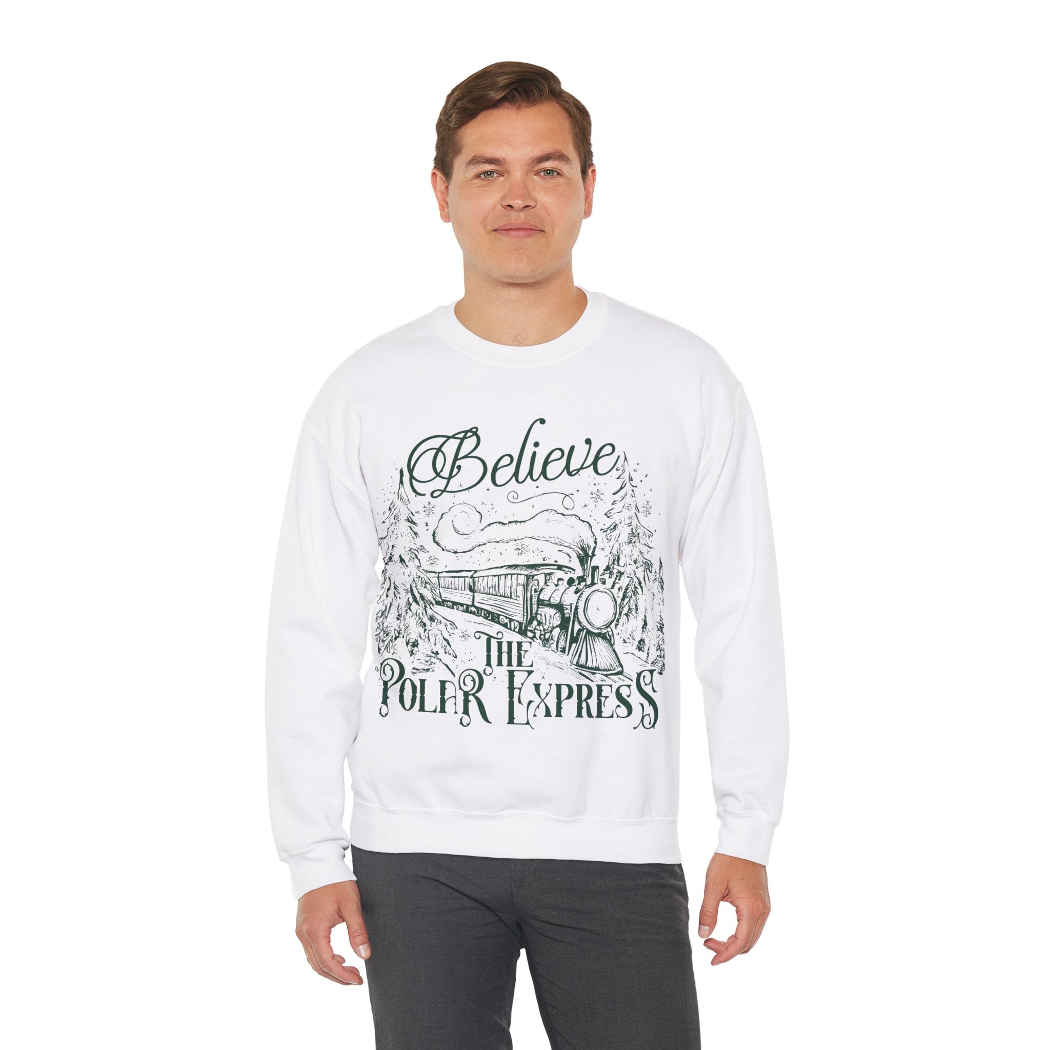 Believe in The Polar Express Crewneck Sweatshirt -Unisex