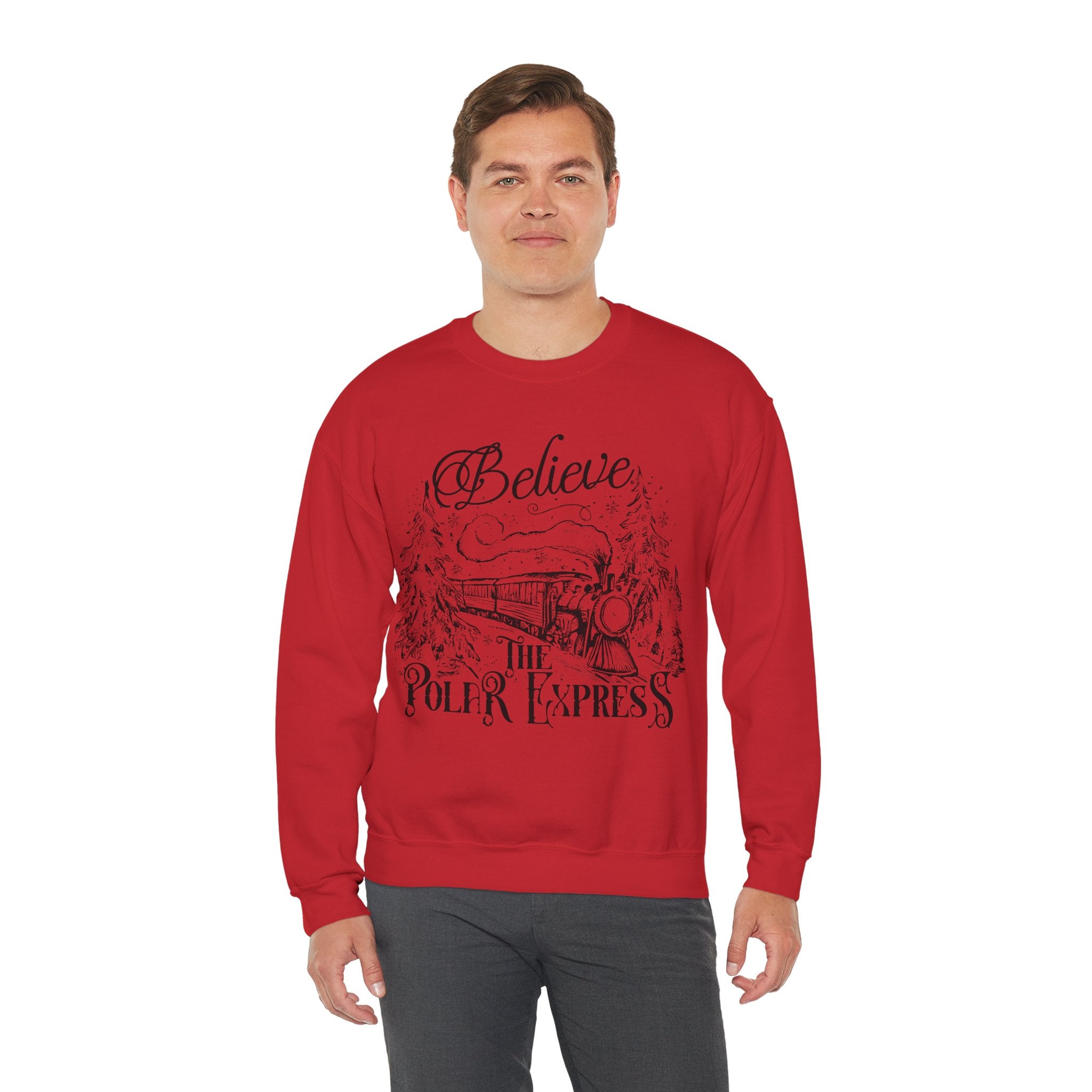 Believe in the Polar Express Crewneck Sweatshirt - Unisex